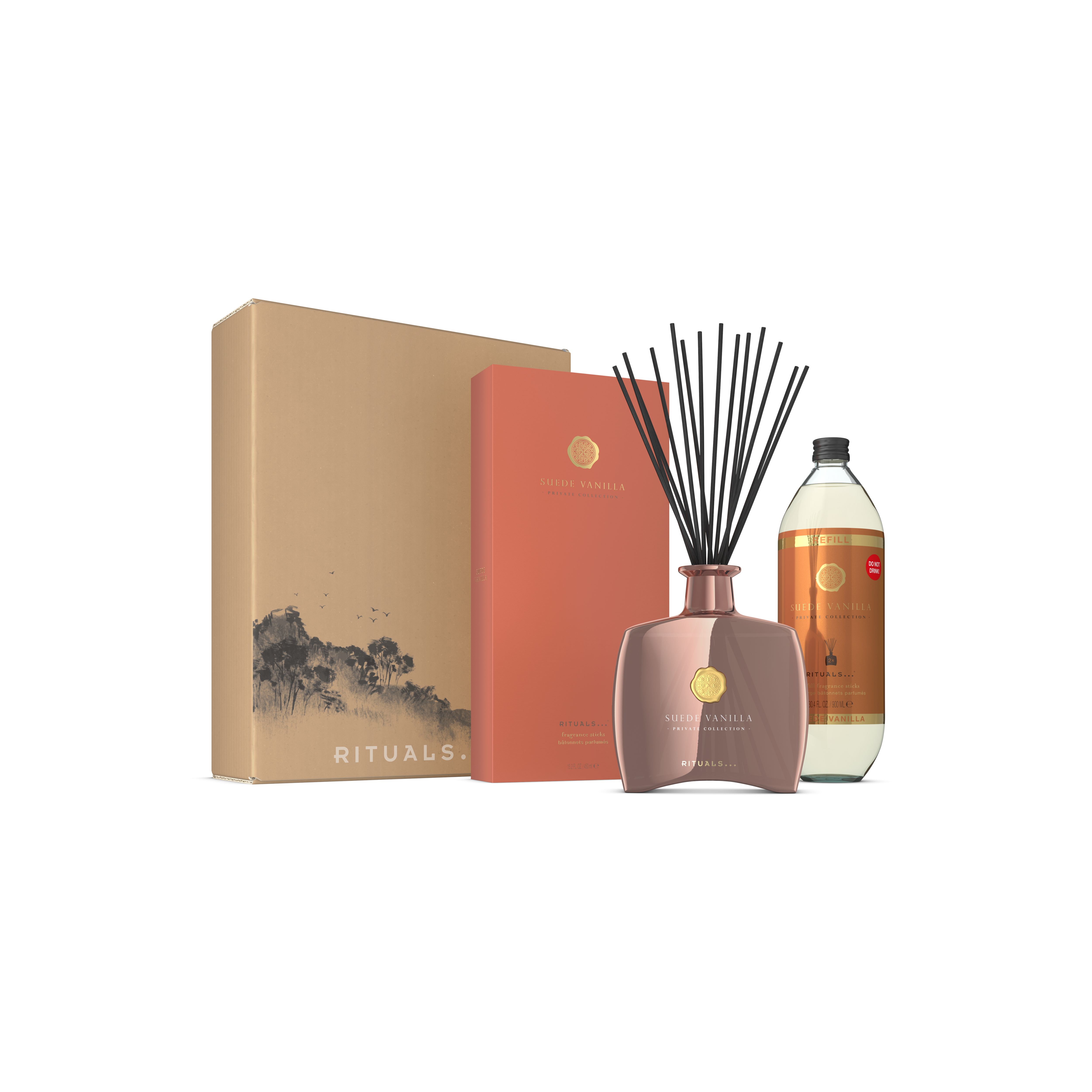 Duftstäbchen und Duftstäbchen Nachfüllduft, privatecollection, Brown, 1350 ml, RITUALS