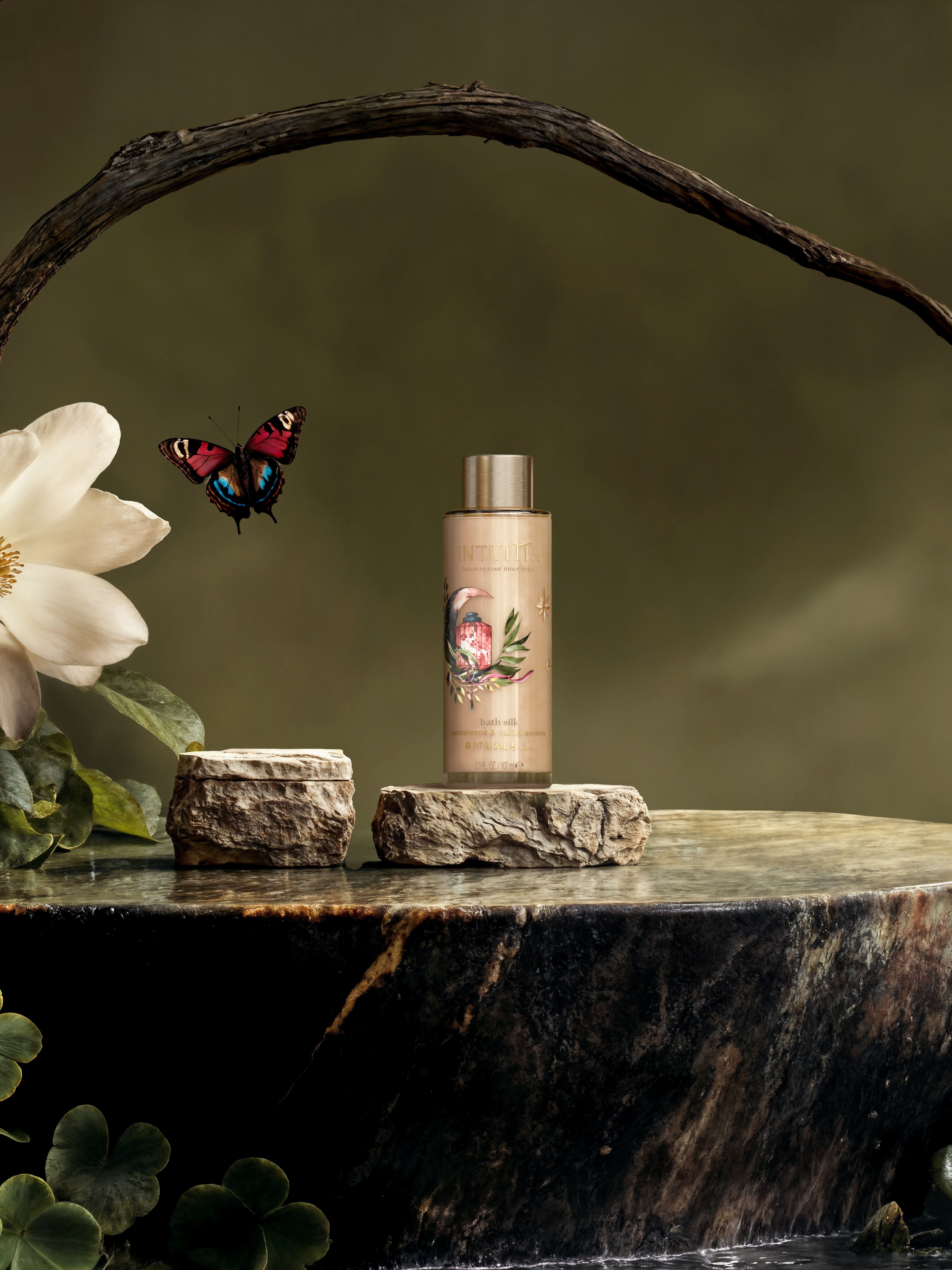 Intuitia Bath Silk Lifestyle with Product