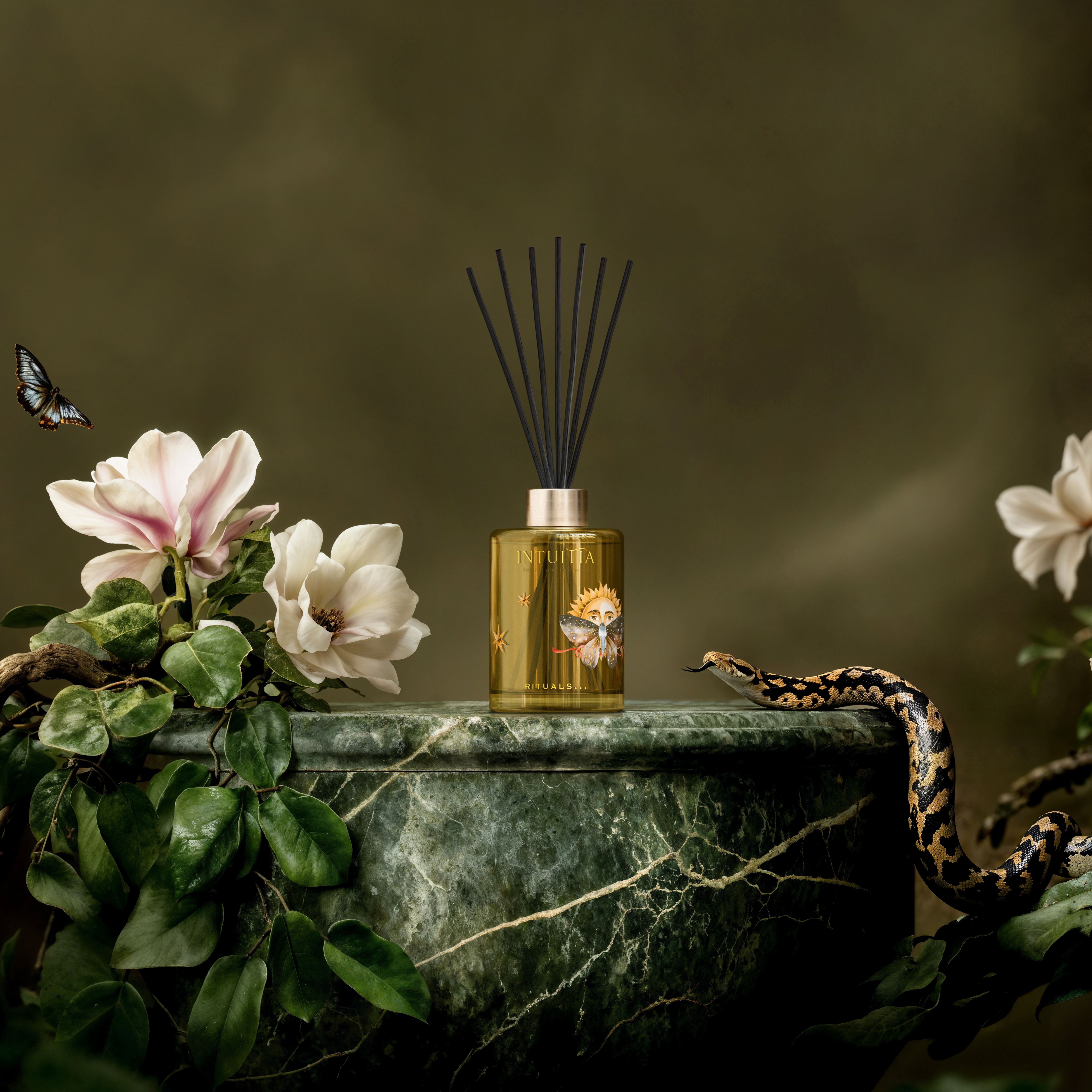 Intuitia Fragrance sticks Lifestyle with Product