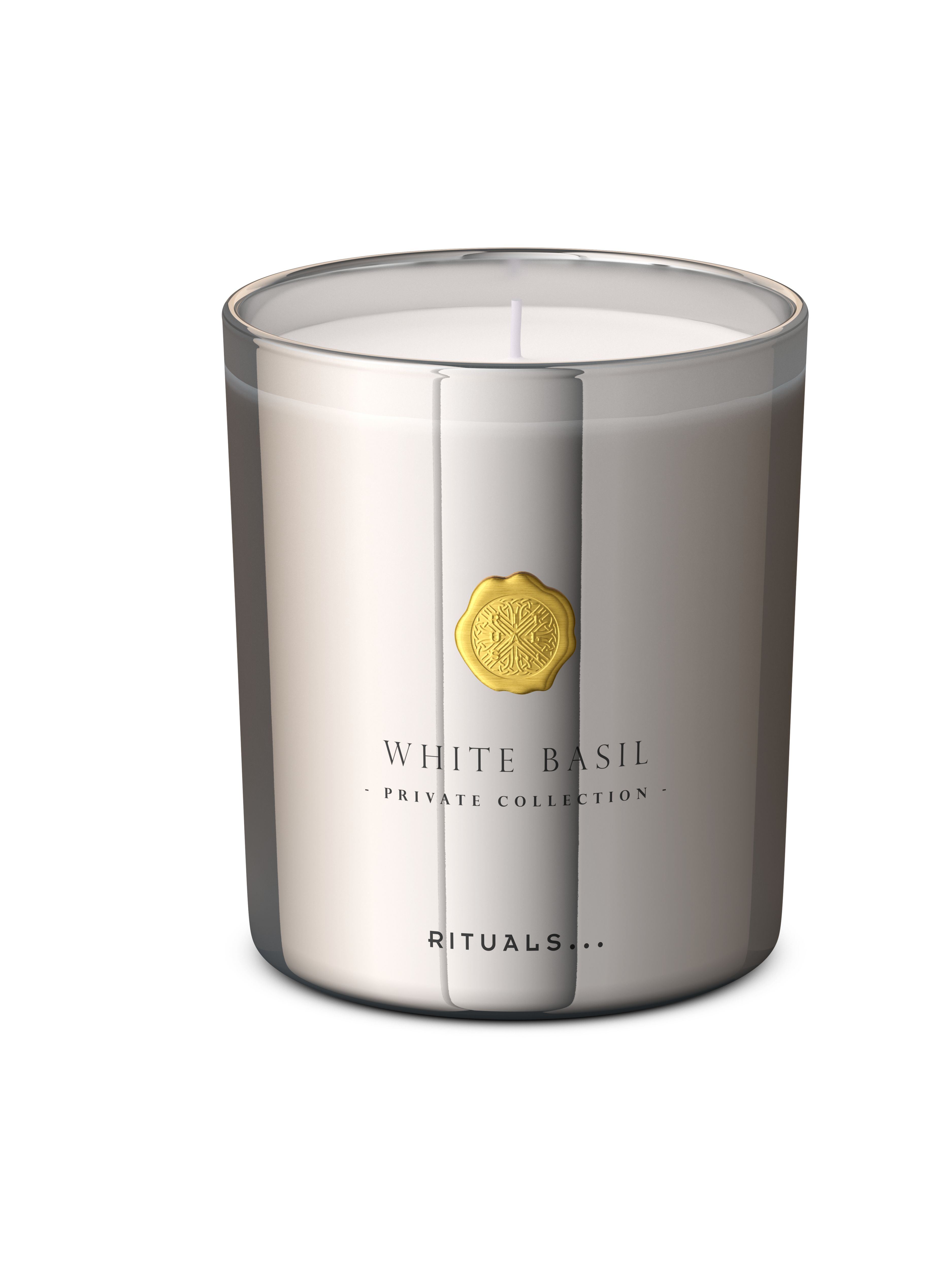 White Basil Scented Candle 360g
