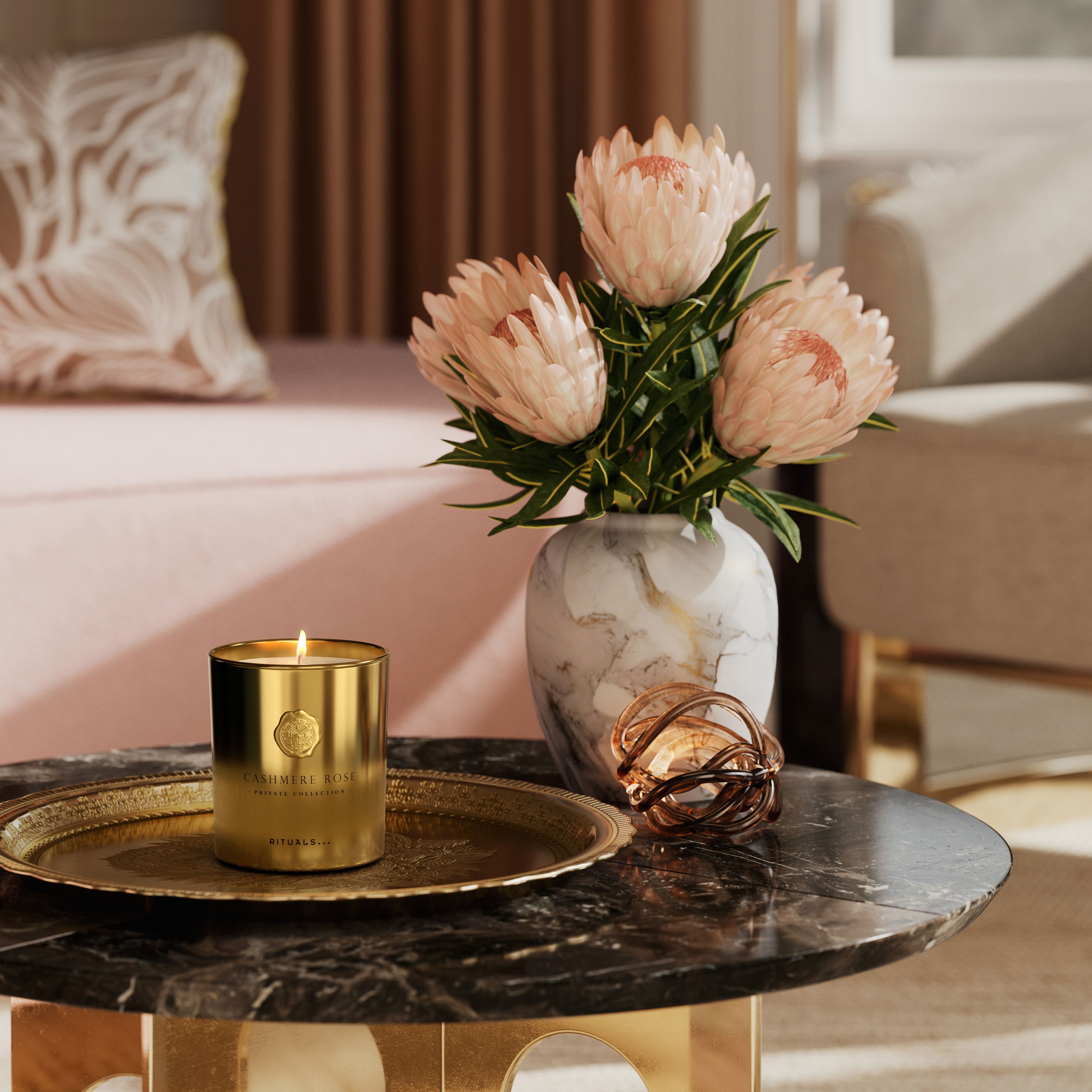 Private Collection, Cashmere Rose Scented Candle