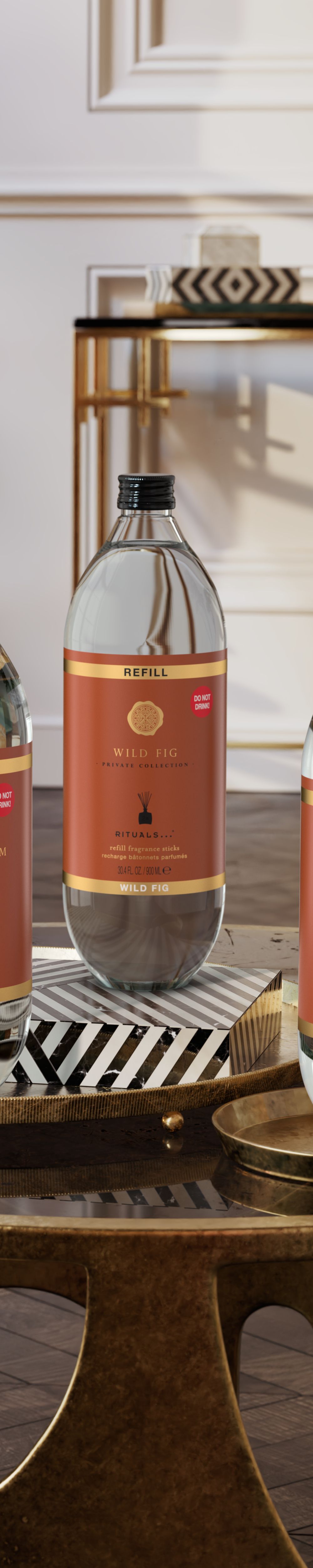 Recharge bâtonnets parfumés Wild Fig 900 ml Rituals de la Private Collection, 900 ml – vue 3