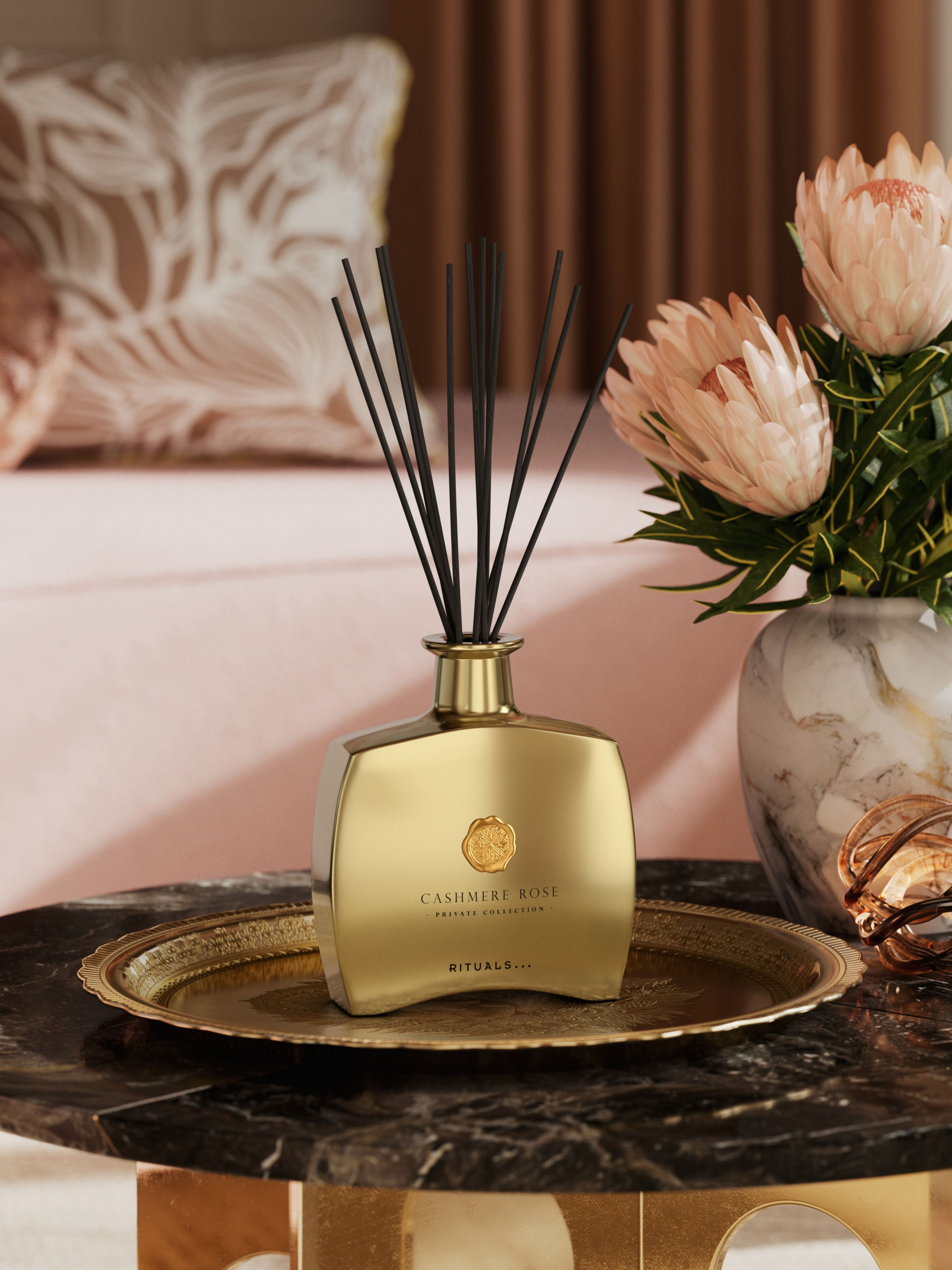 Cashmere Rose Fragrance Sticks 450ml