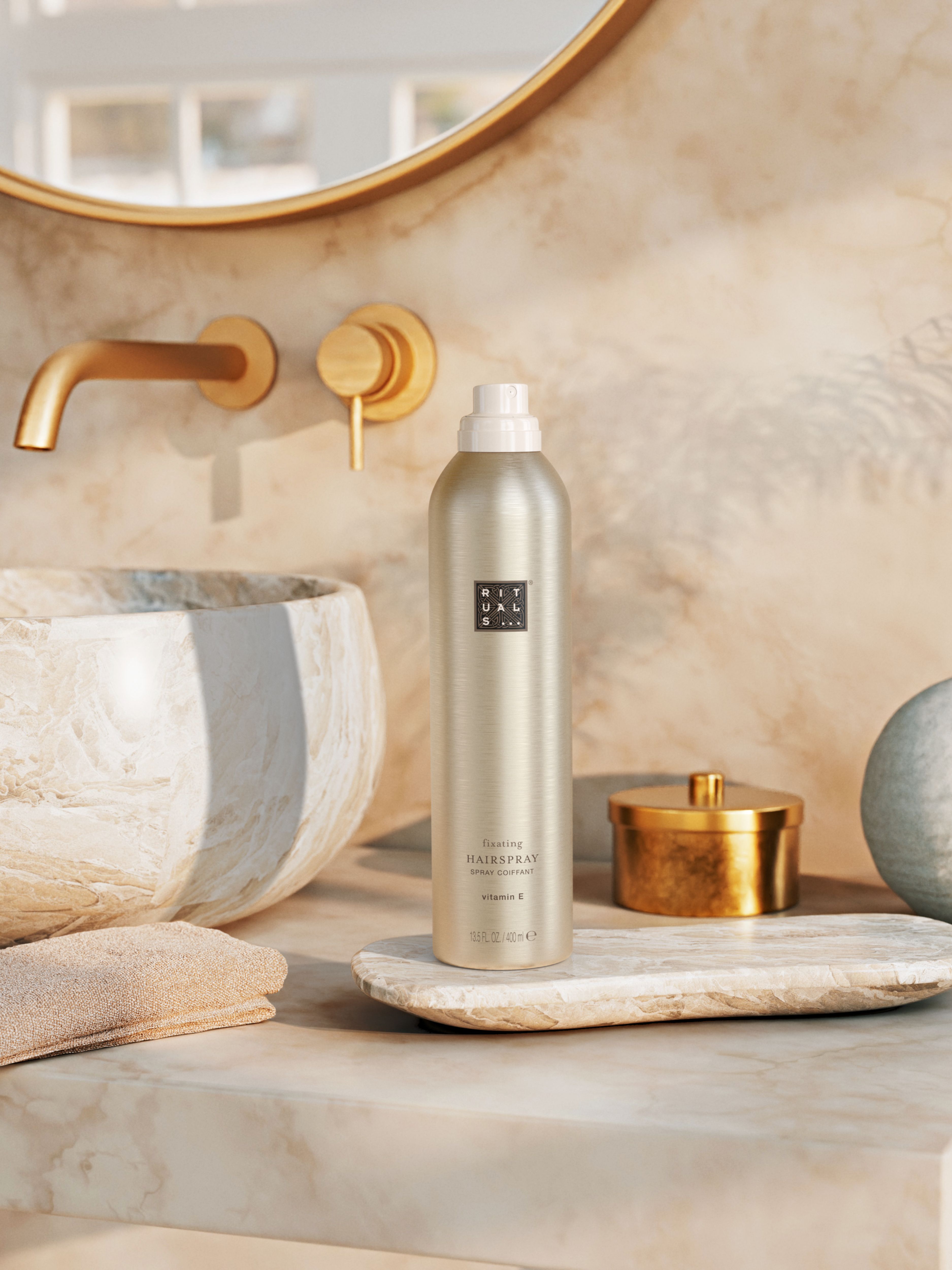 Hair Spray XL Lifestyle with Product