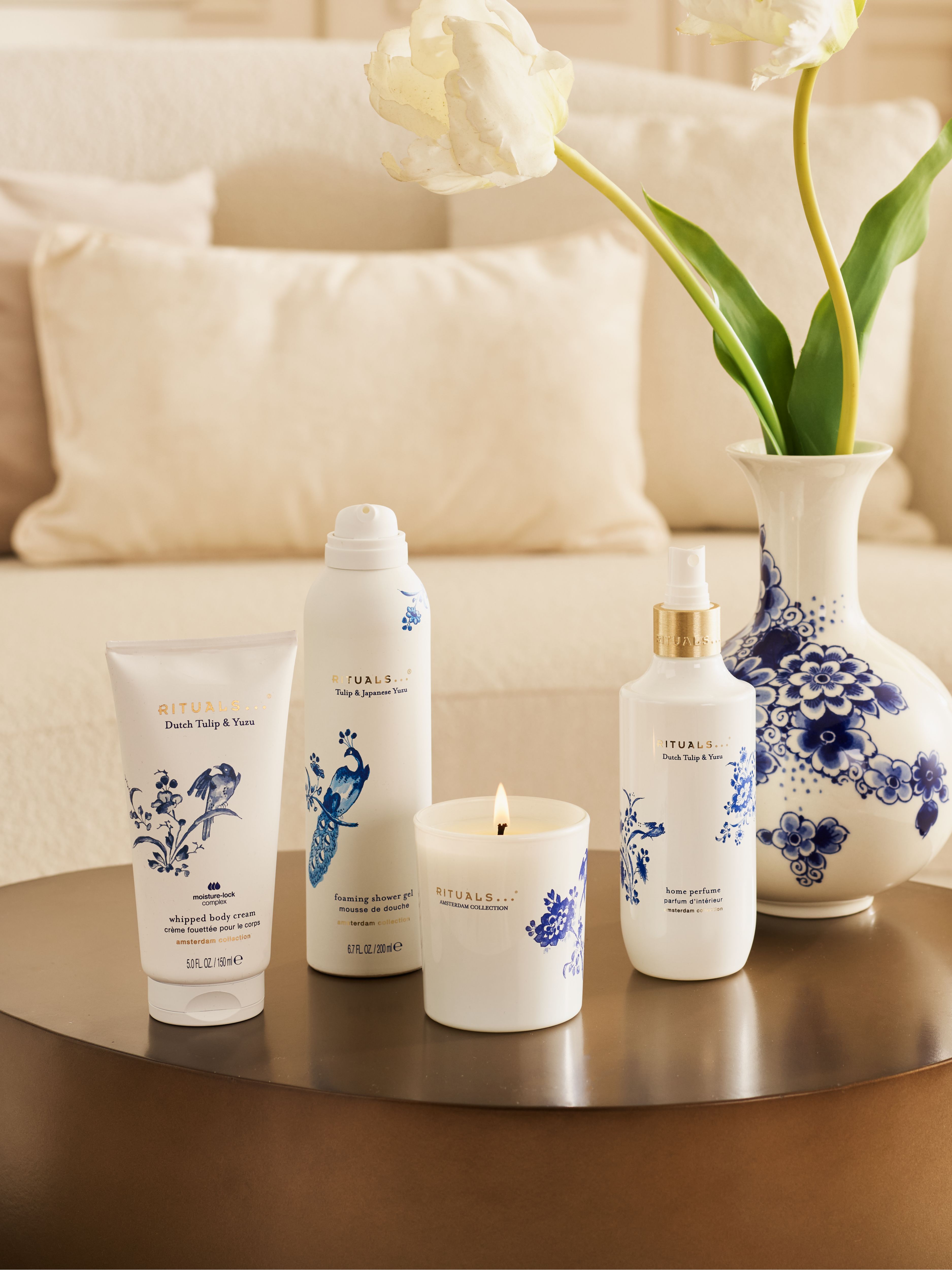 Amsterdam Collection Gift Set Lifestyle with Open Pack