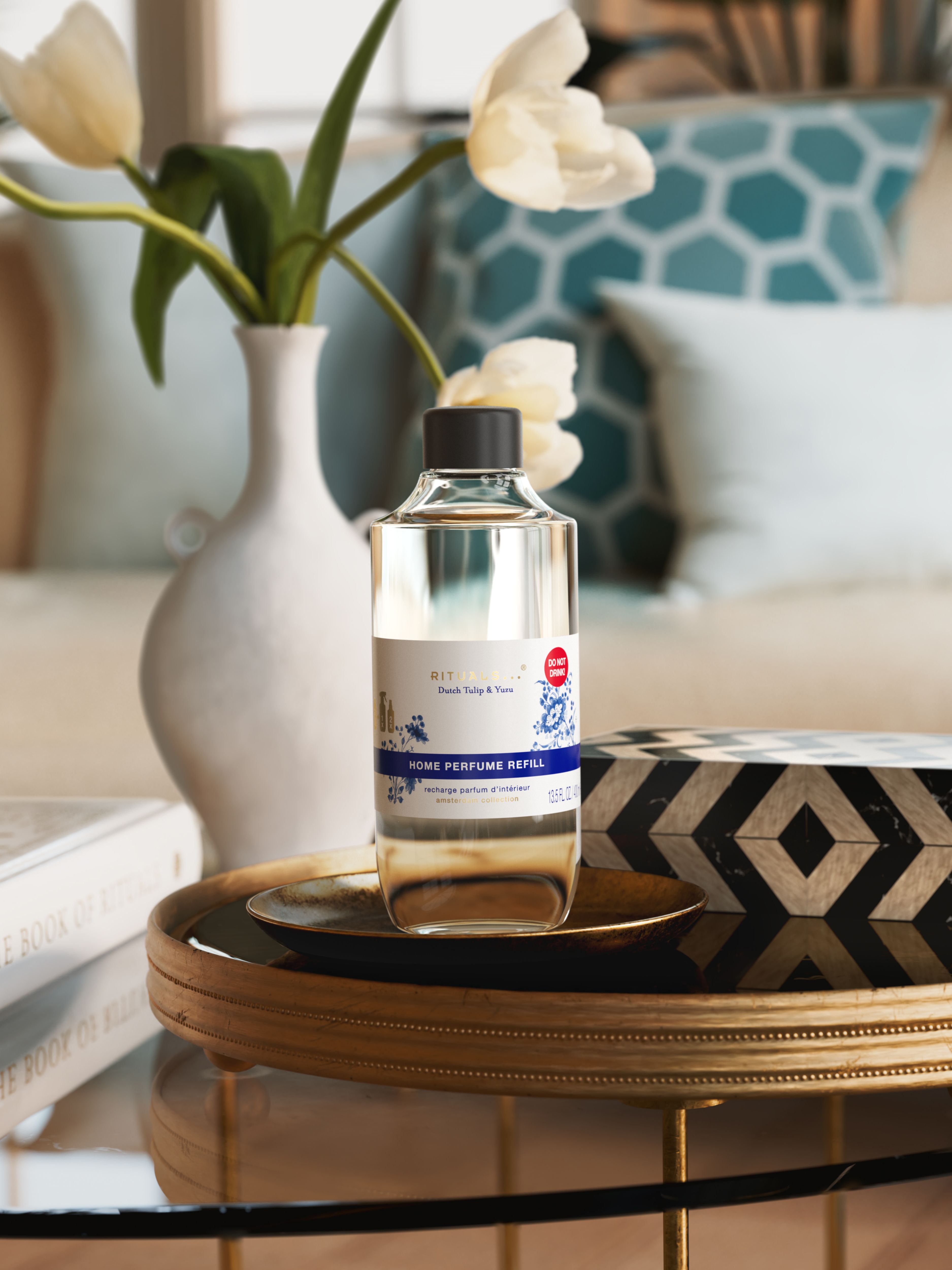 Amsterdam Collection Refill Home Perfume 400ml Lifestyle with Product