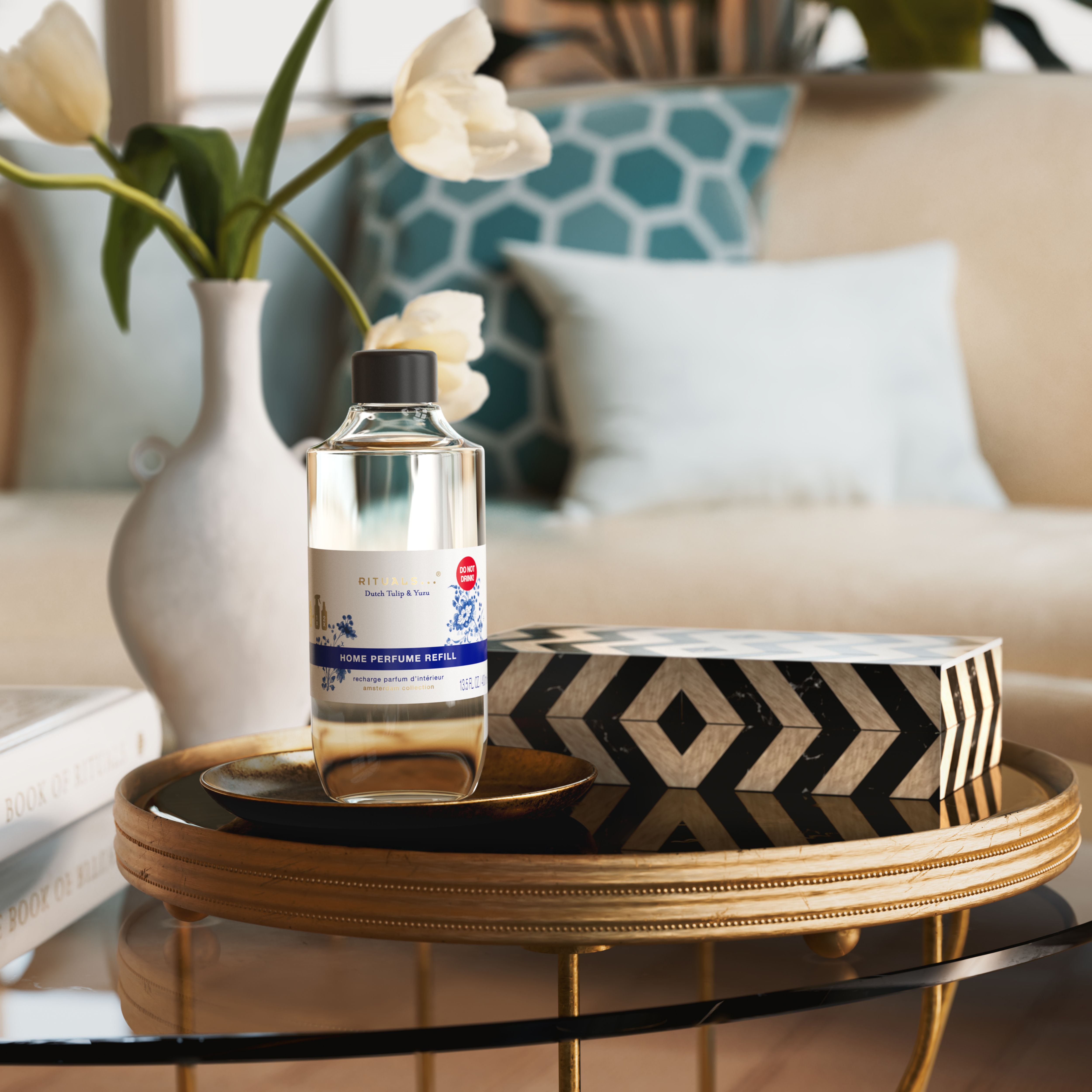 Amsterdam Collection Refill Home Perfume 400ml Lifestyle with Product