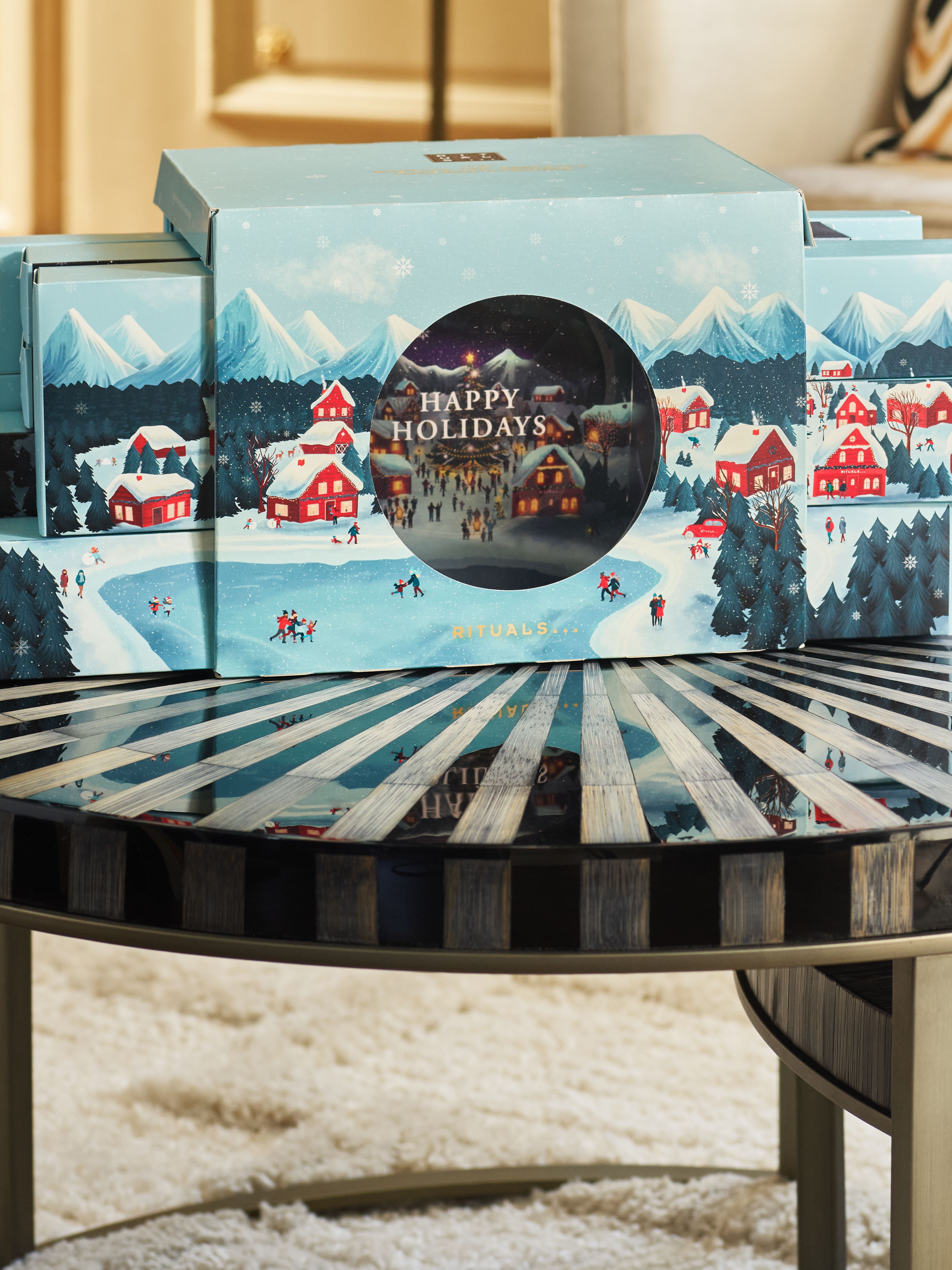 Diorama Advent Calendar 2025 Lifestyle with Open Pack