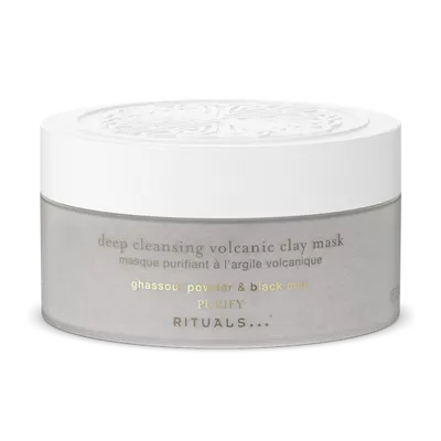 dyptrensende maske med vulkanleire