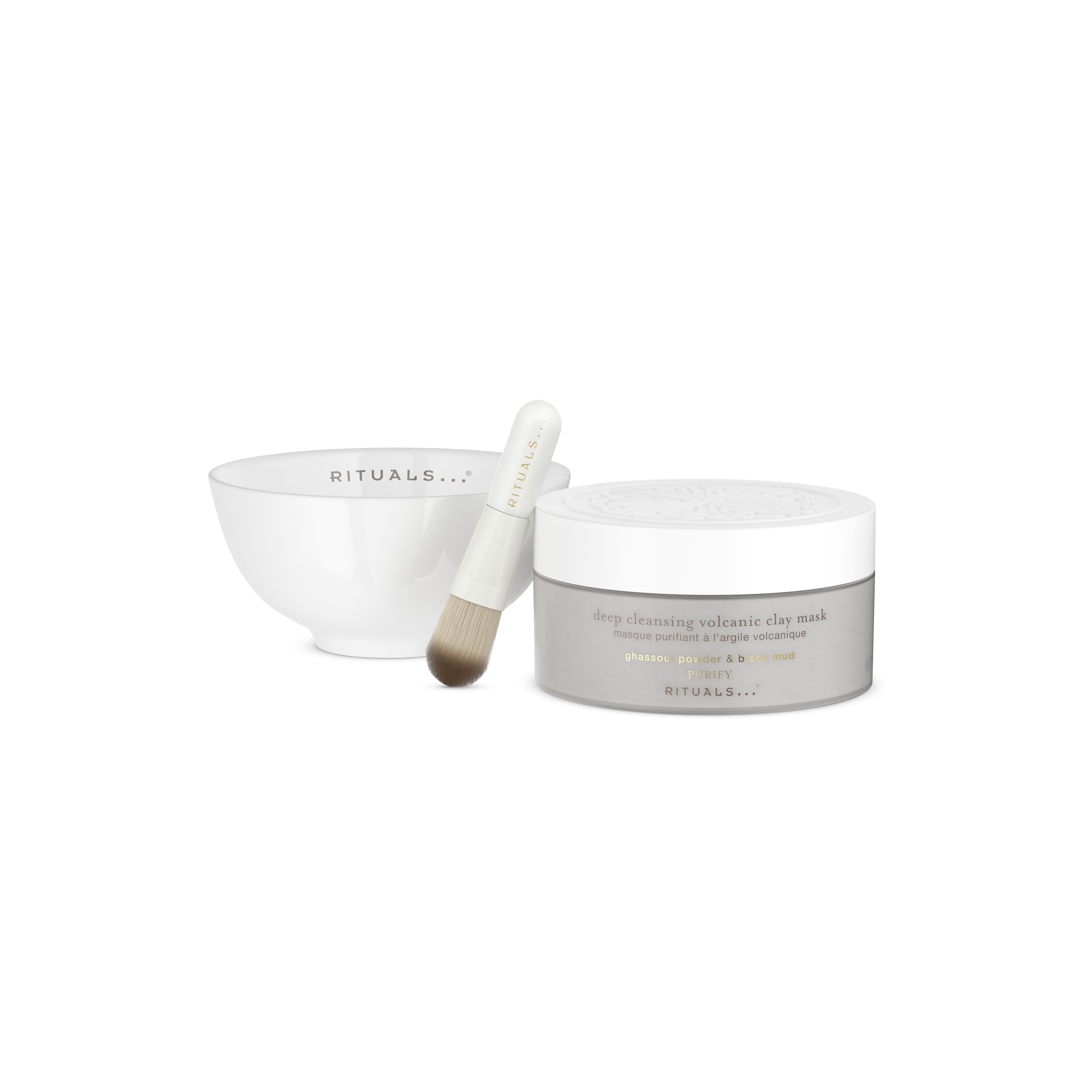 Tiefenreinigende Maske mit Vulkanerde, skincare, Weiß, 70 gr, RITUALS