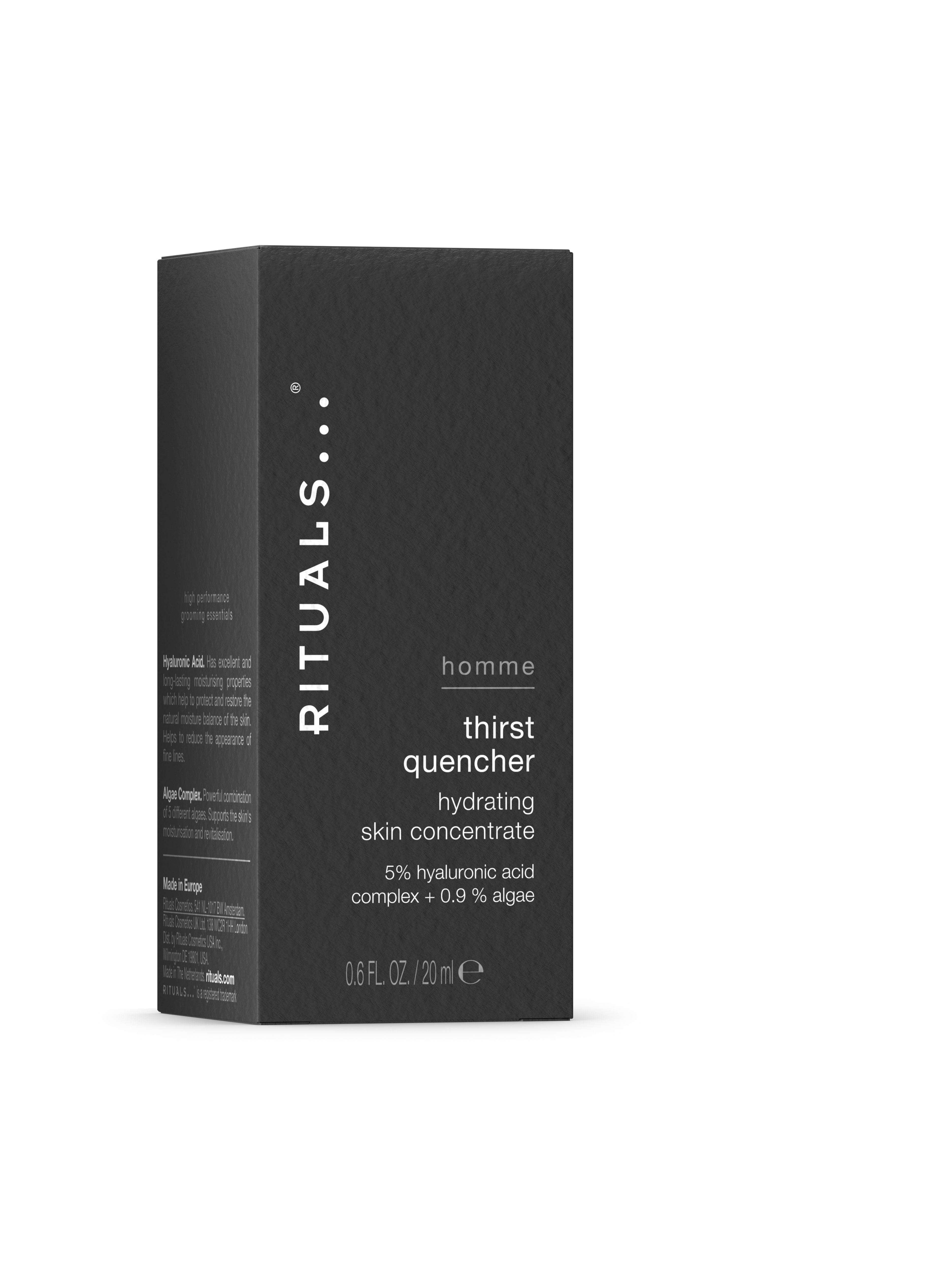 Homme Thirst Quencher Hydrating Skin Concentrate Product Pack