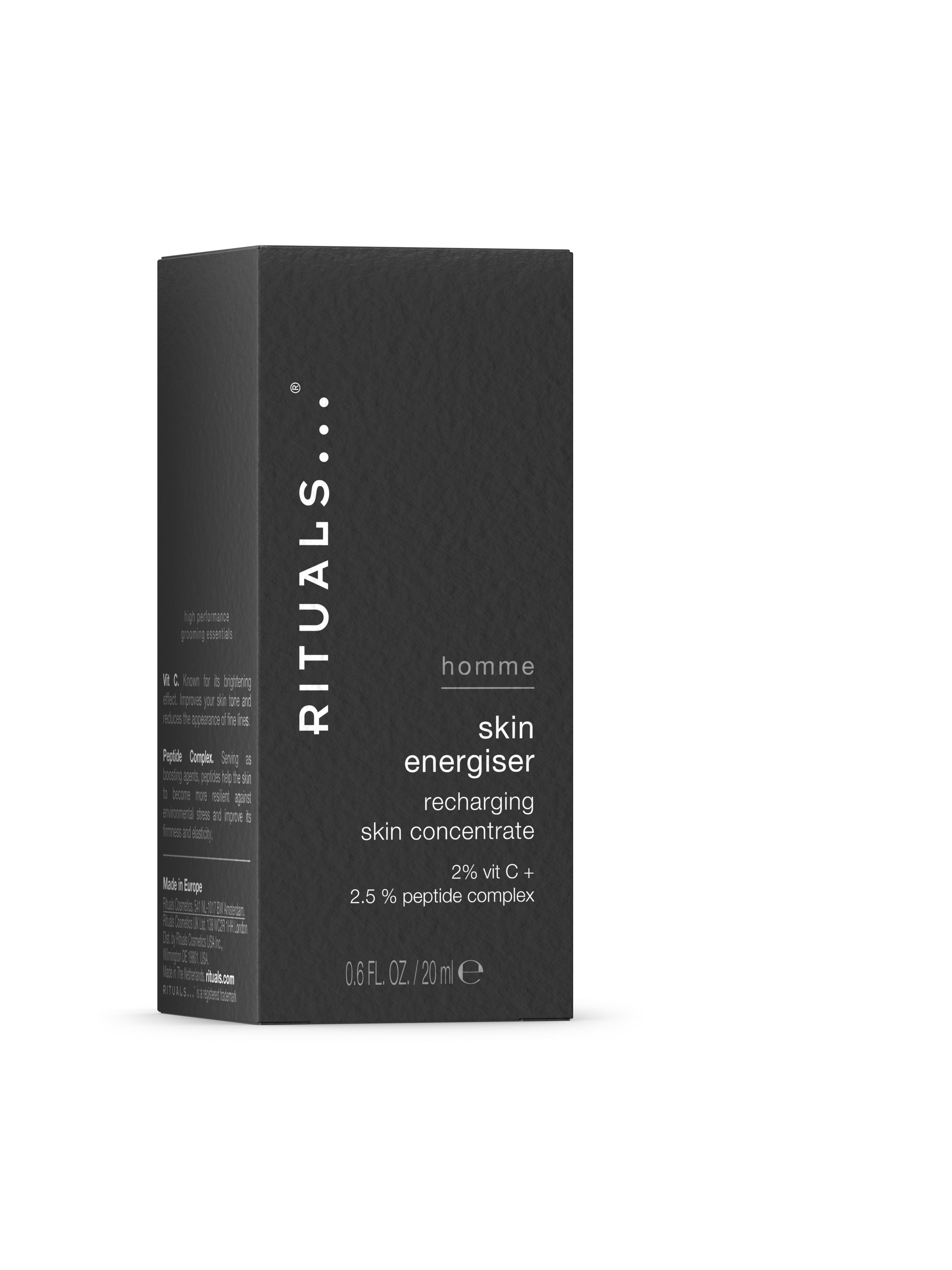 Homme Skin Energiser Recharging Skin Concentrate Product Pack