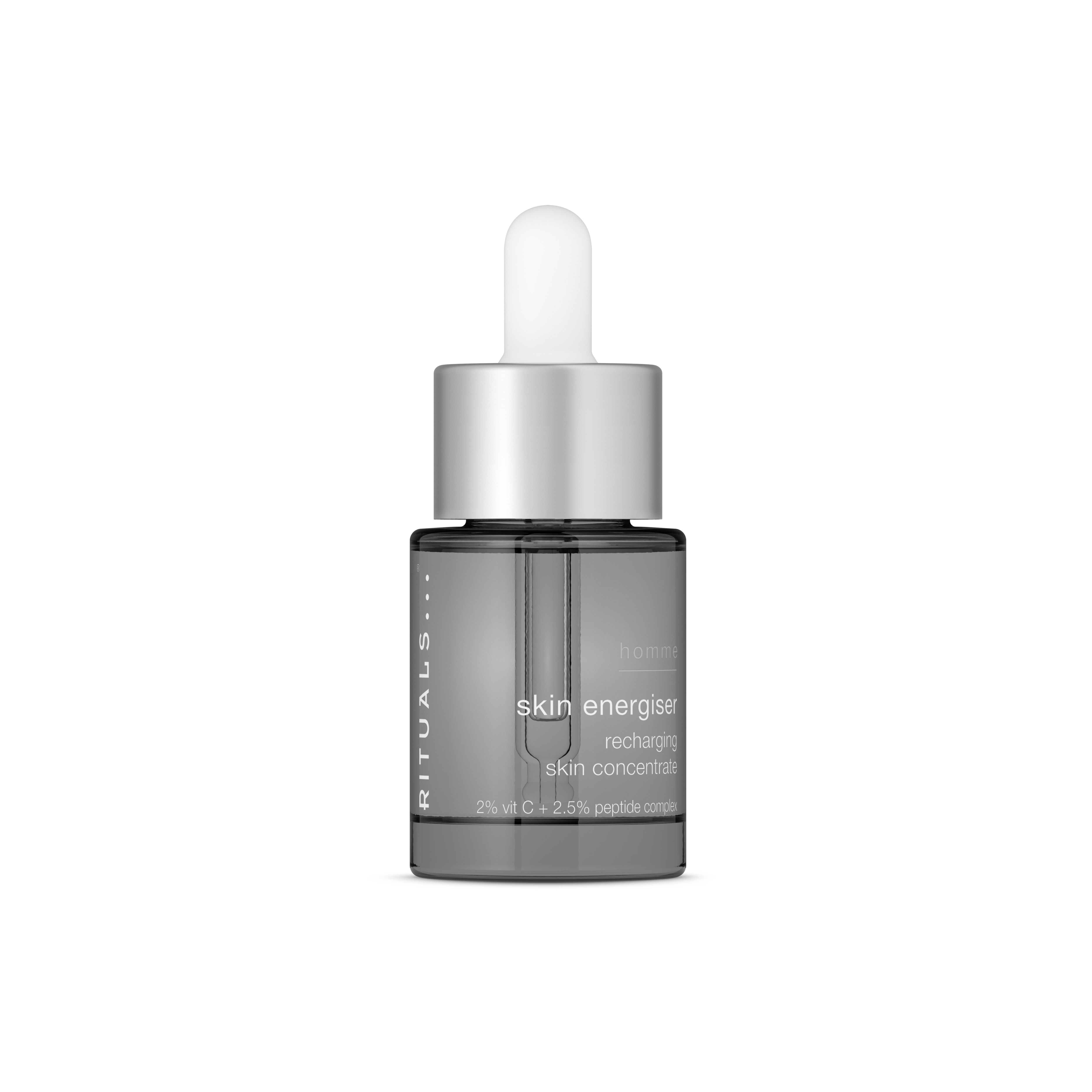recharging skin concentrate, homme, Black, 20 ml, RITUALS