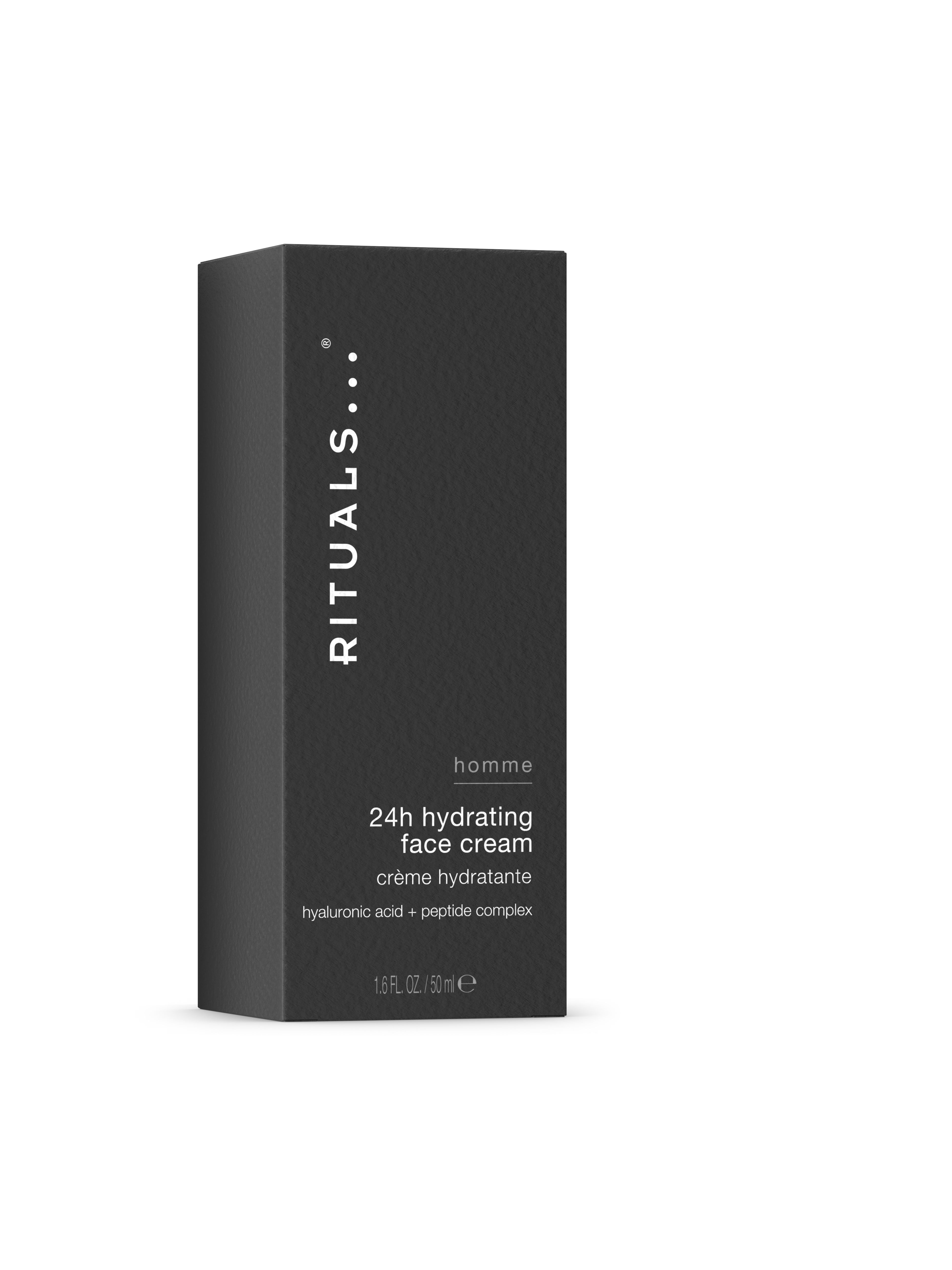 Homme 24h Hydrating Face Cream 50ml Product Pack