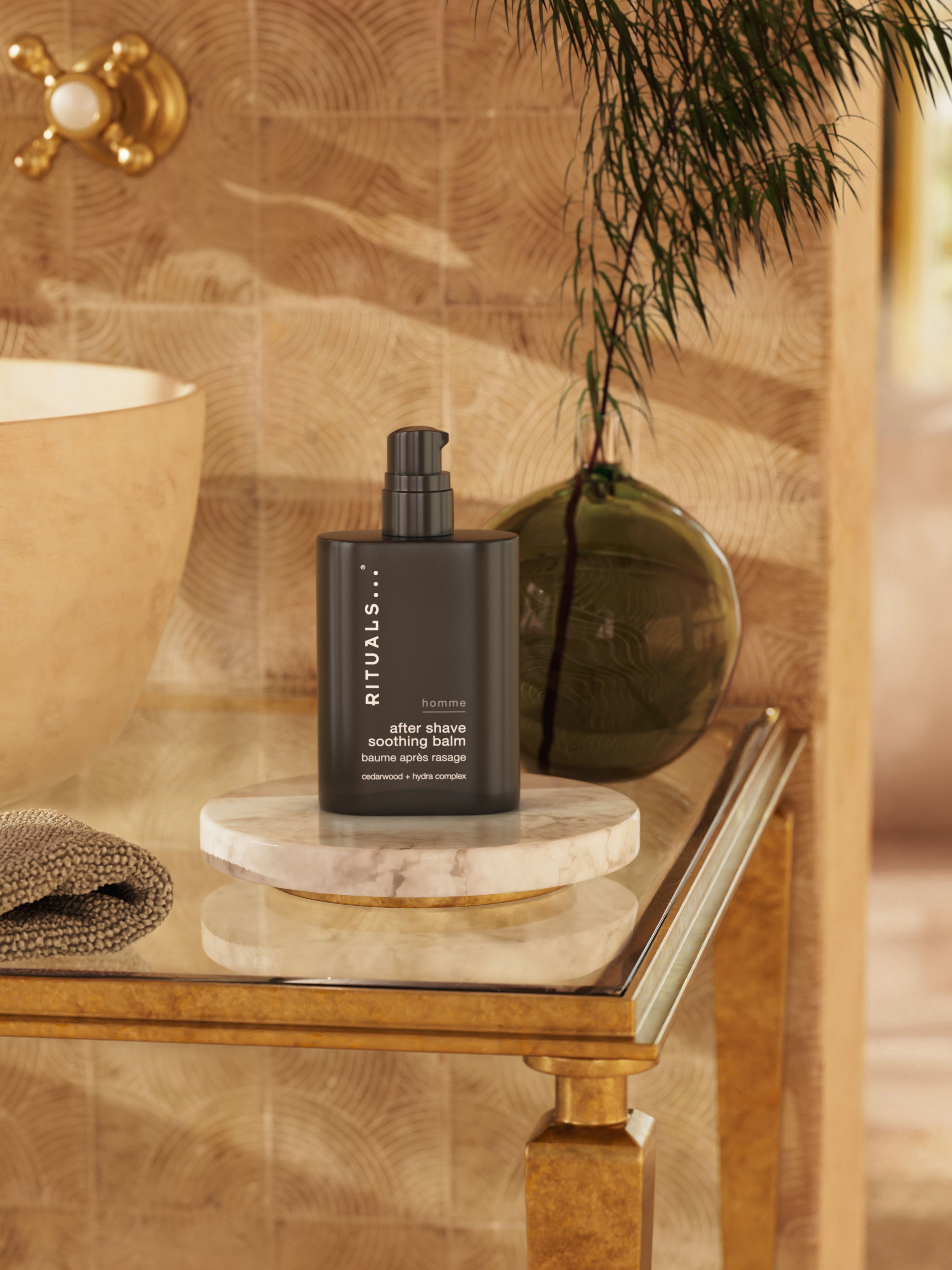 Homme After Shave Soothing Balm 100ml Lifestyle with Product