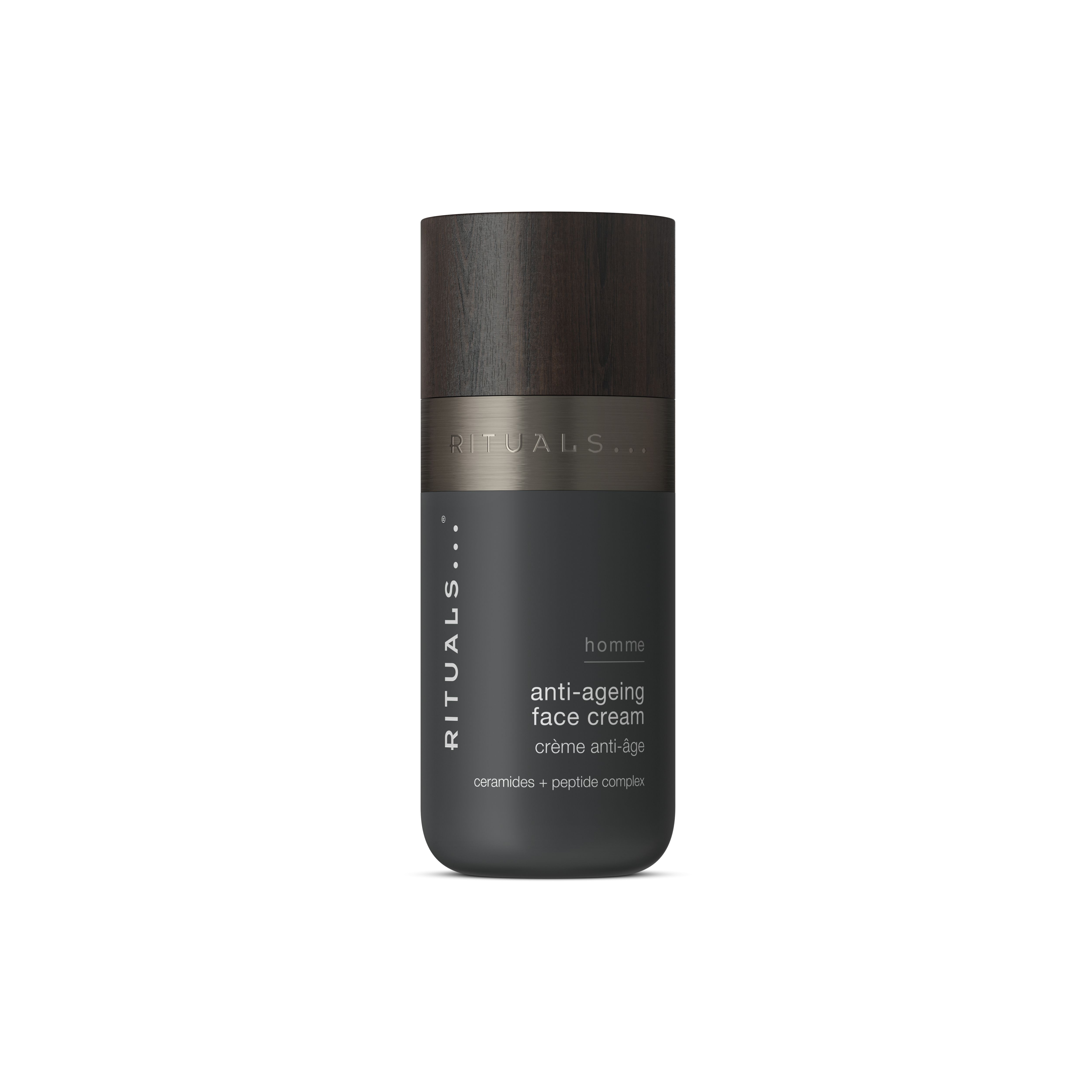 creme de rosto anti-idade, homme, Black, 50 ml, RITUALS