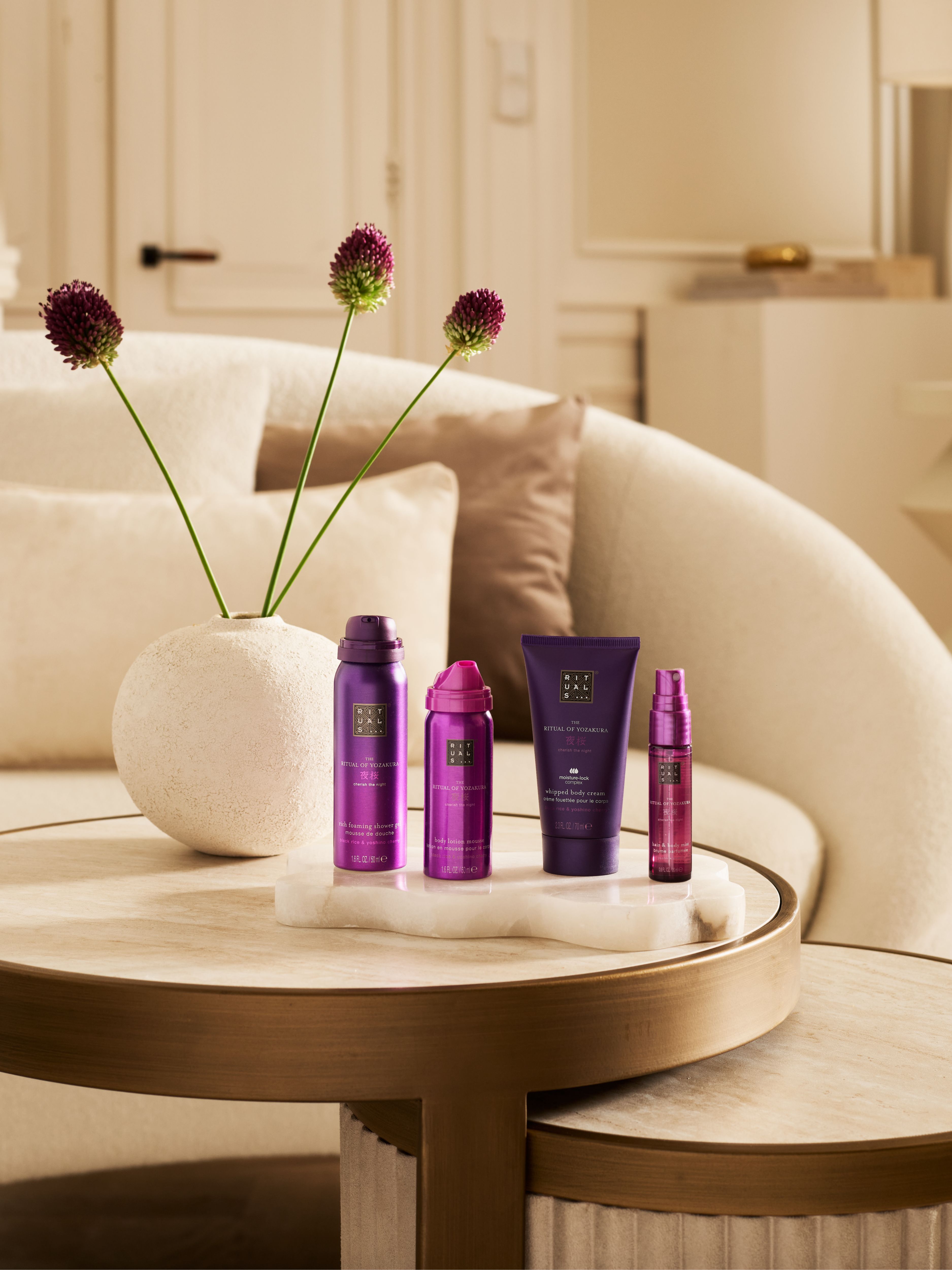 The Ritual of Yozakura - Small Gift Set 2025 Oct Lifestyle with Open Pack