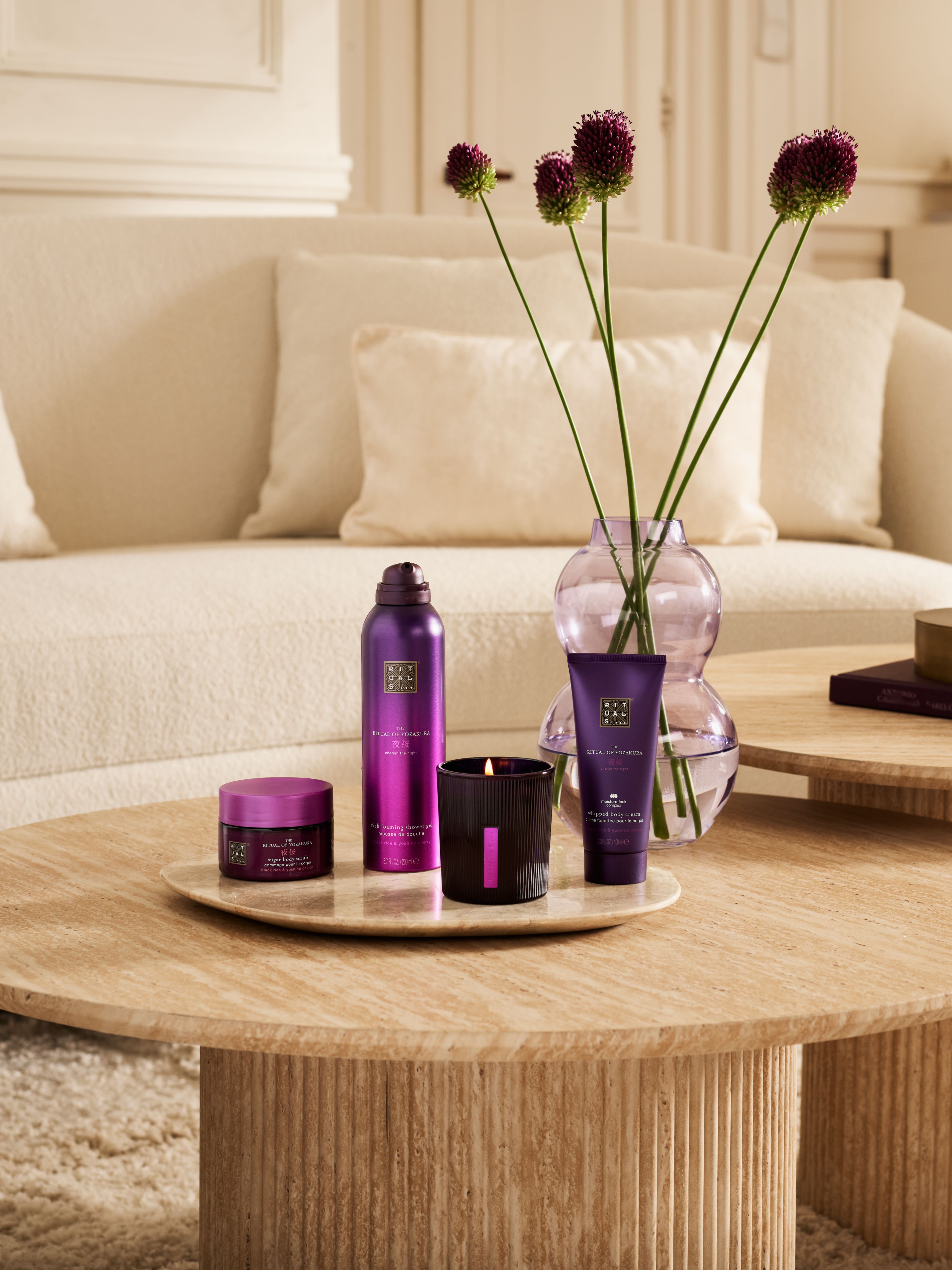 The Ritual of Yozakura - Medium Gift Set 2025 Oct Lifestyle with Open Pack