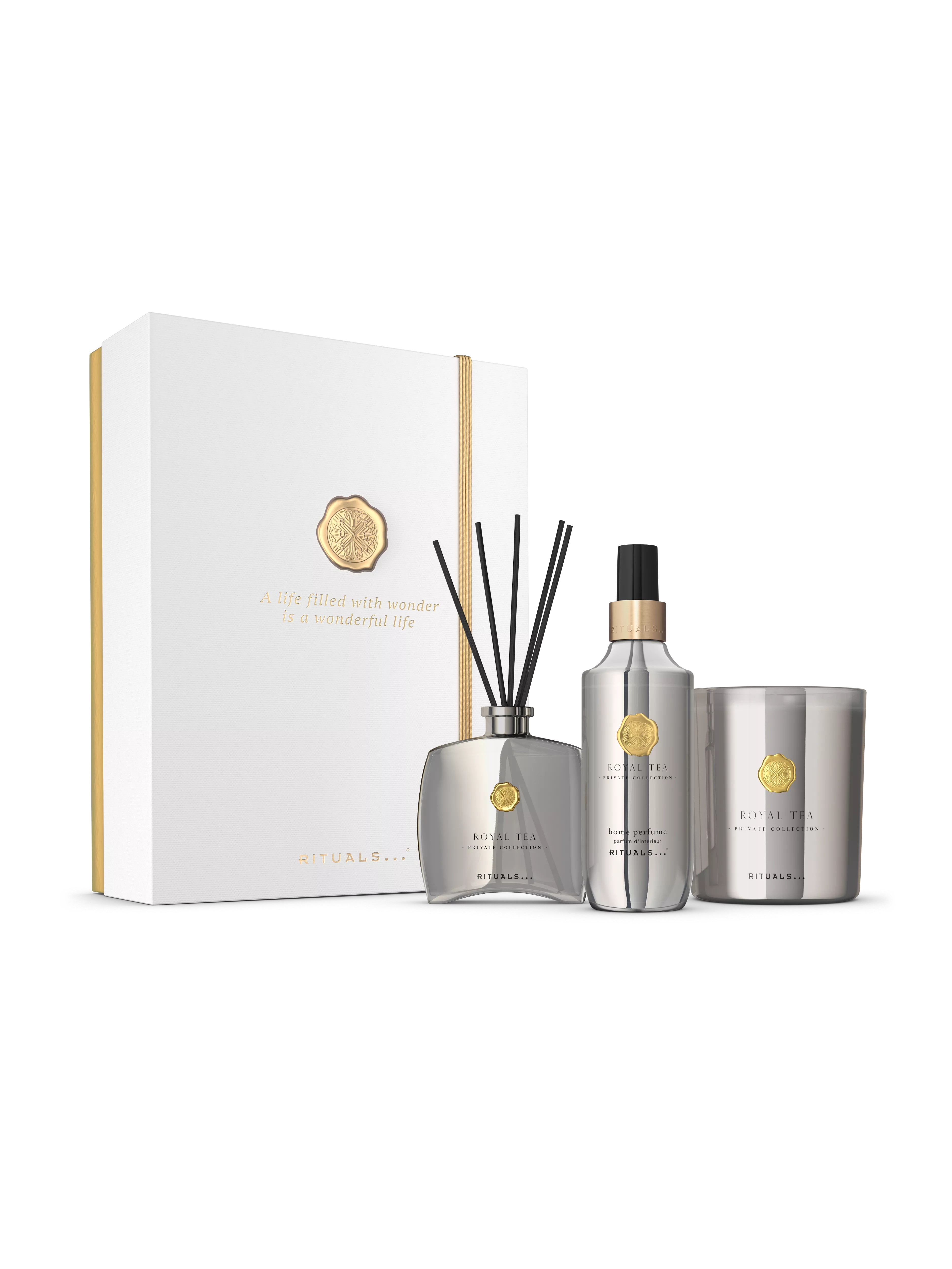 Duftkerze 360 g, Mini-Duftstäbchen 100 ml, Raumduft 200 ml, privatecollection, Silver, RITUALS