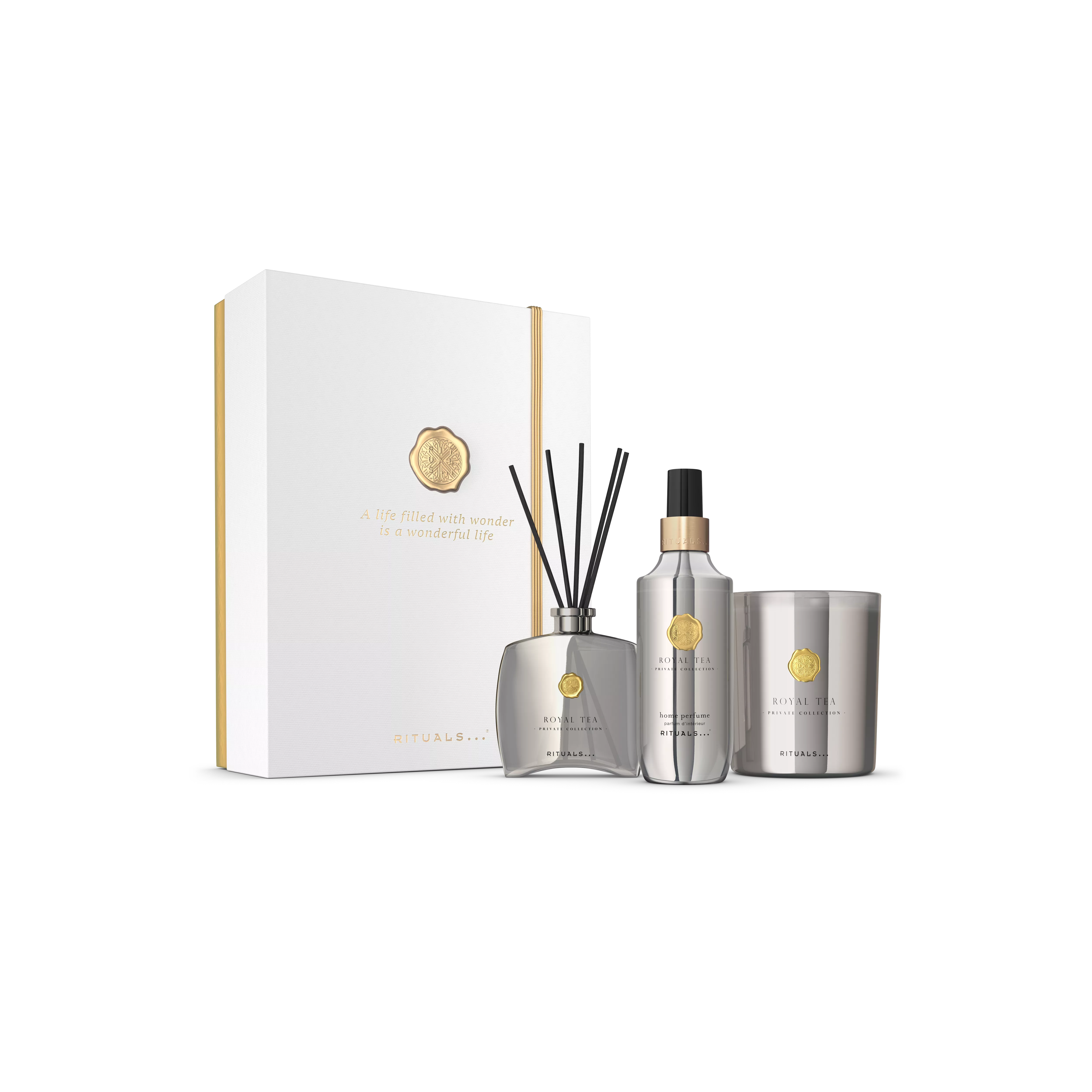 Duftkerze 360 g, Mini-Duftstäbchen 100 ml, Raumduft 200 ml, privatecollection, Silver, RITUALS