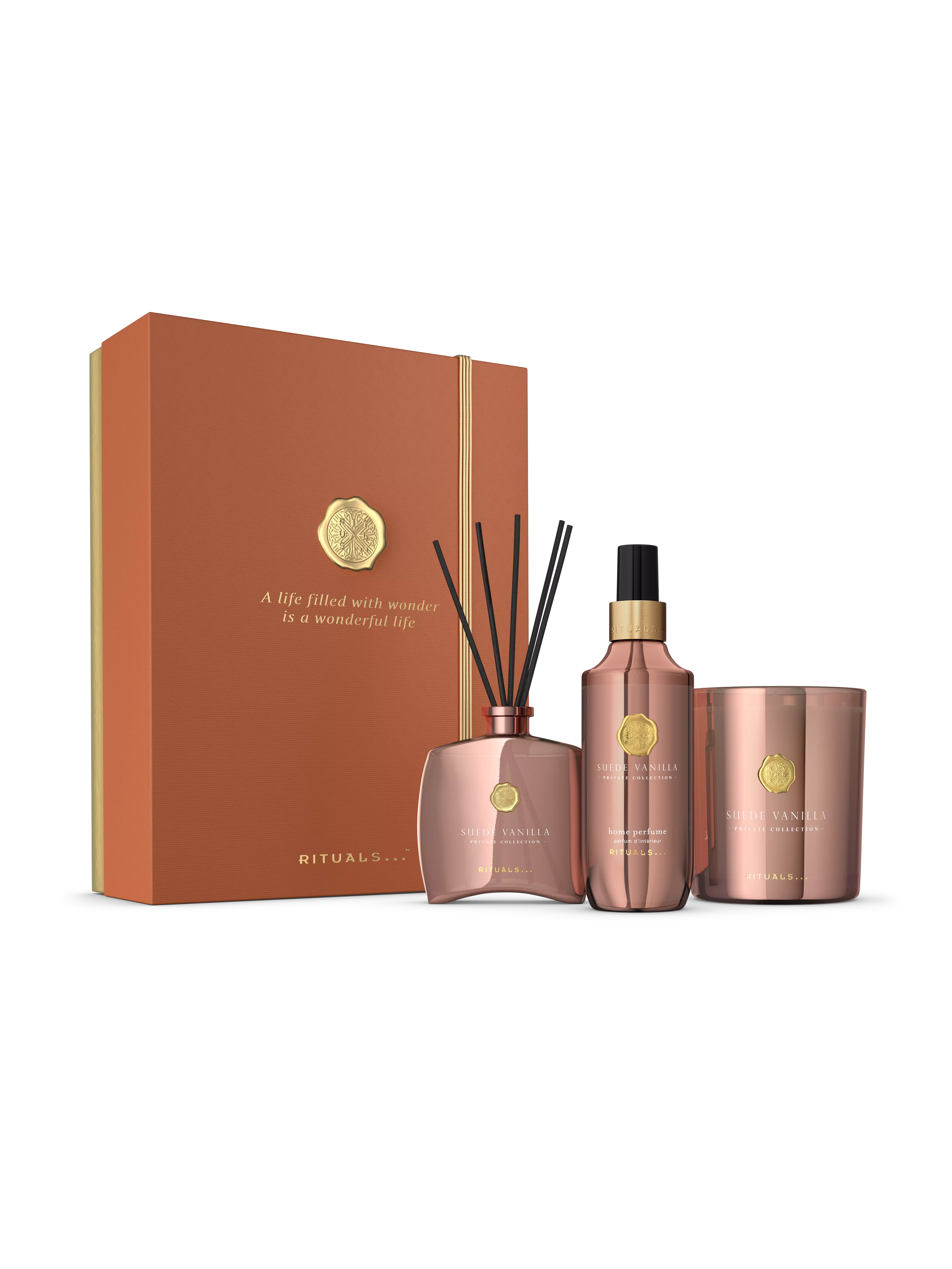 Duftkerze 360 g, Mini-Duftstäbchen 100 ml, Raumduft 200 ml, privatecollection, Brown, RITUALS