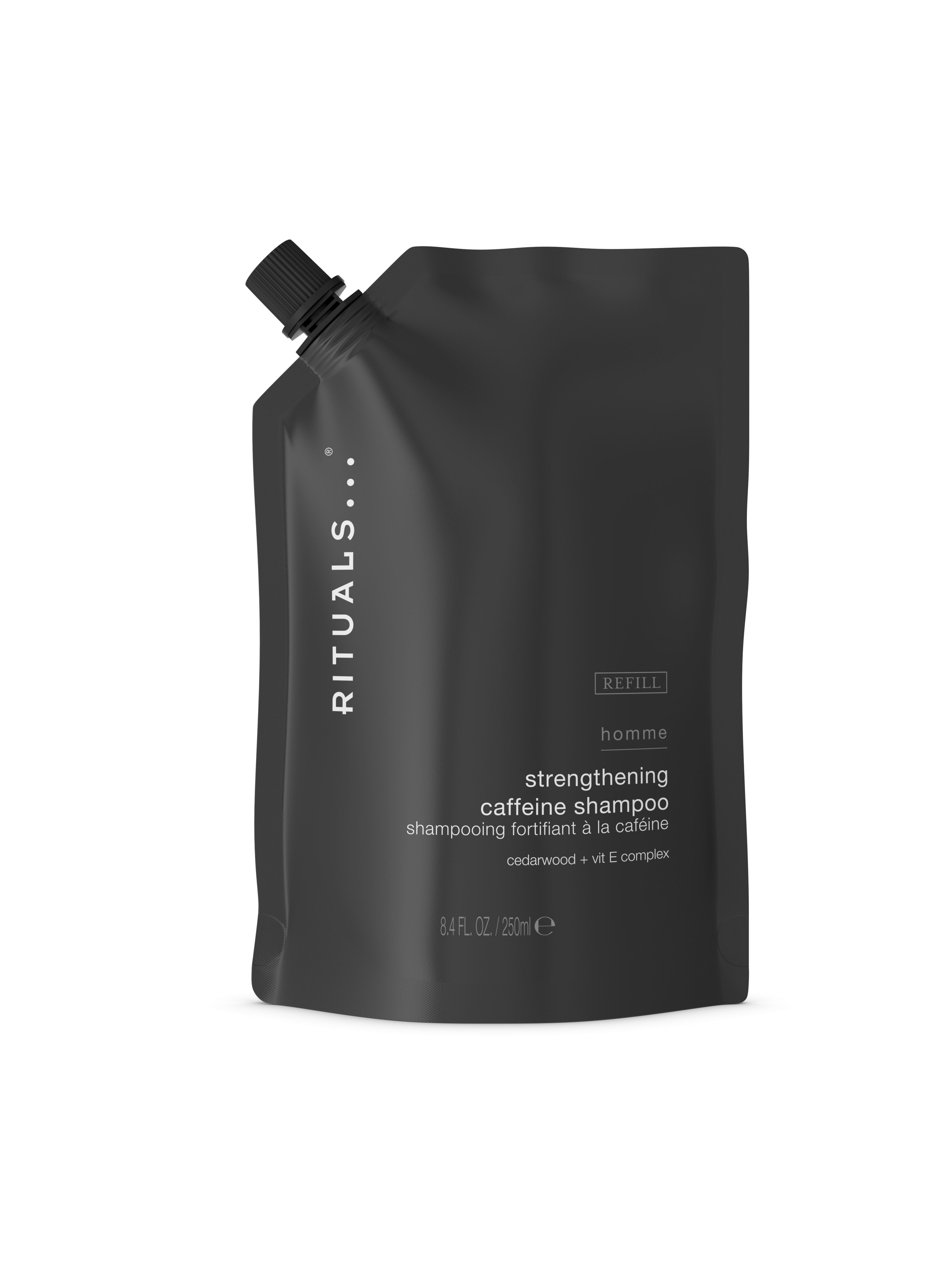 Homme Strengthening Caffeine Shampoo Refill 250ml Product Image