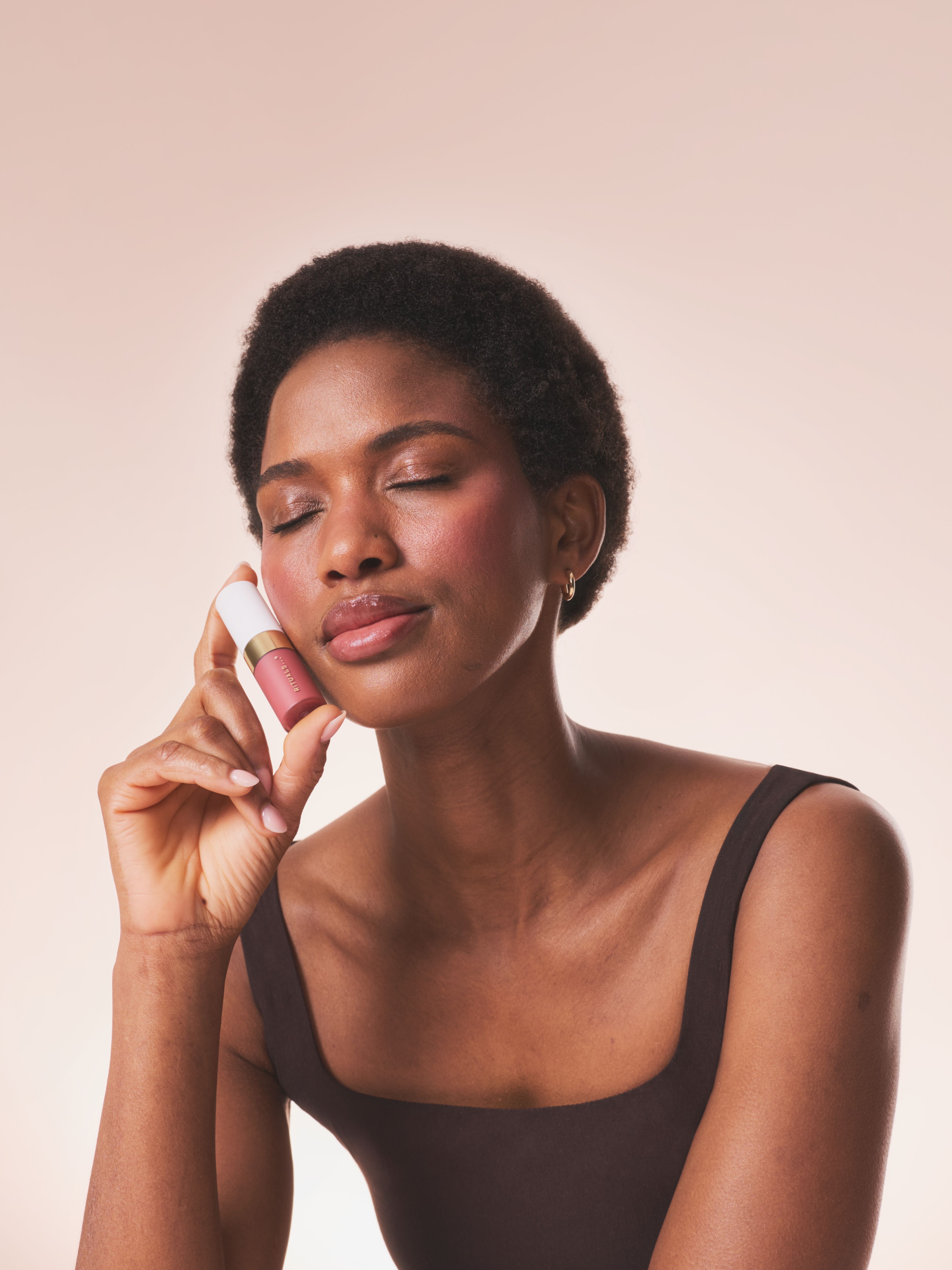 Liquid Blush - Vintage Rose Lifestyle with Model and Packshot