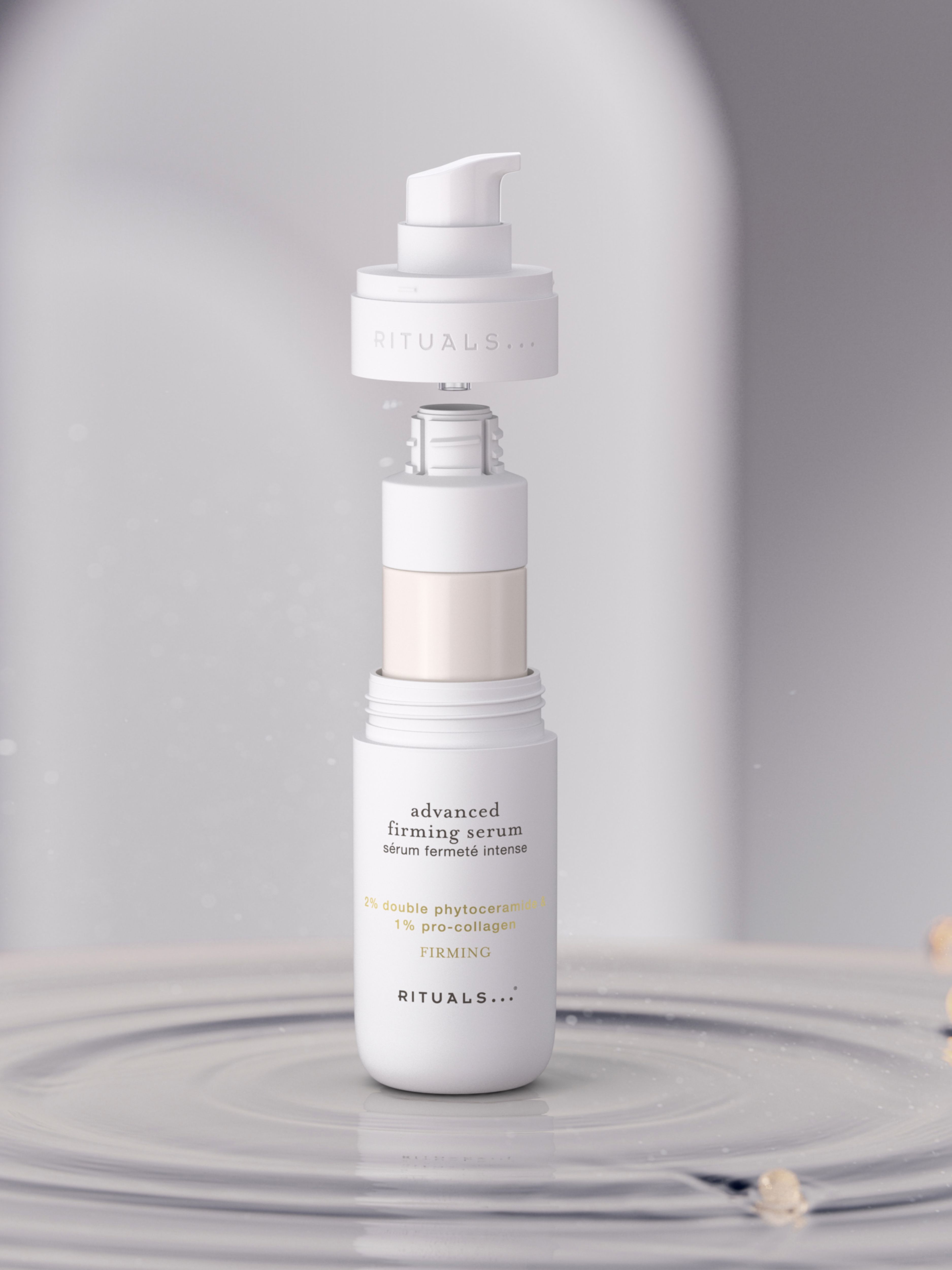 Advanced Firming Serum Refill Lifestyle with Product