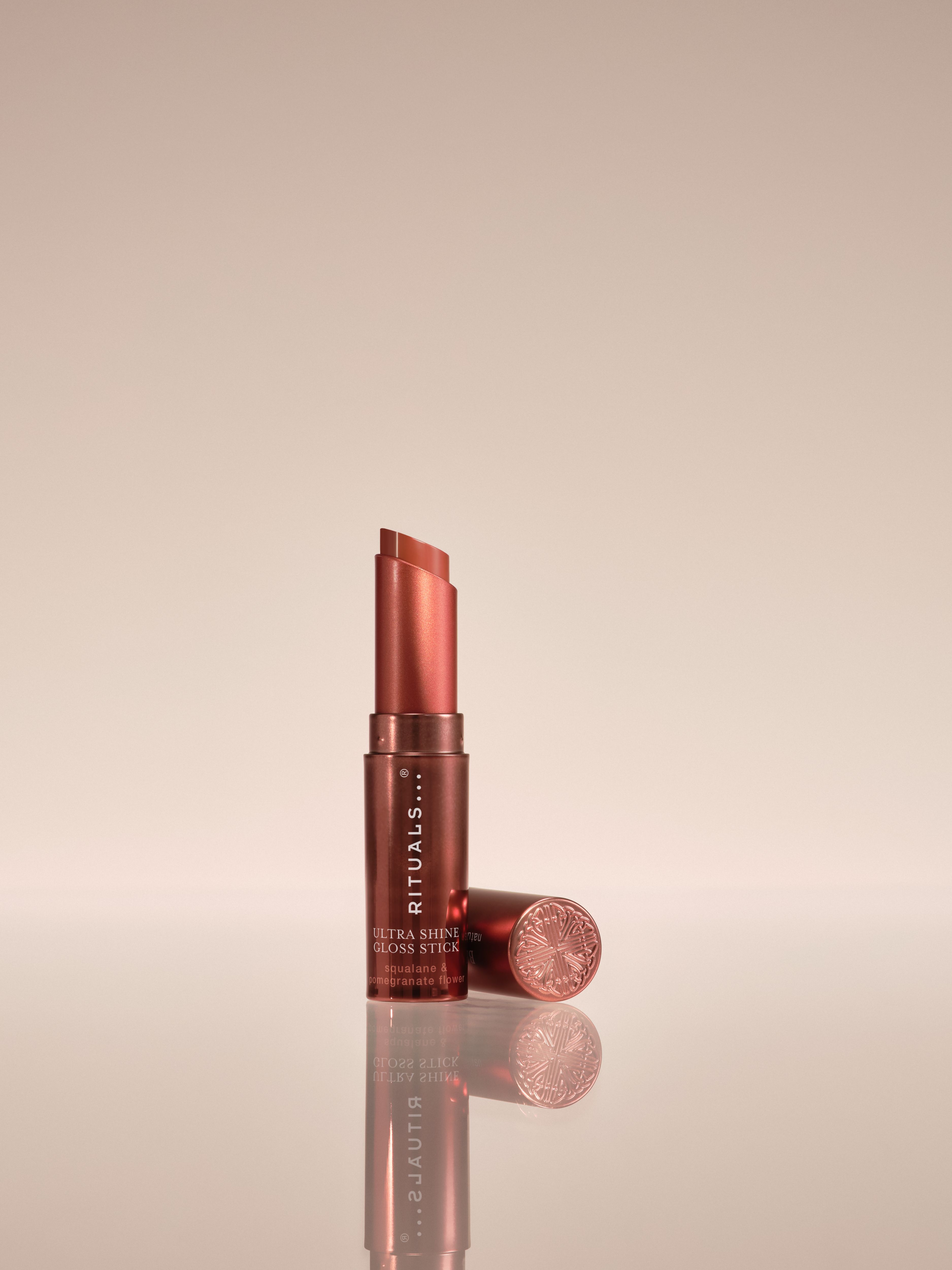 Ultra Shine Gloss Stick - Blushed Almond Studio with Product