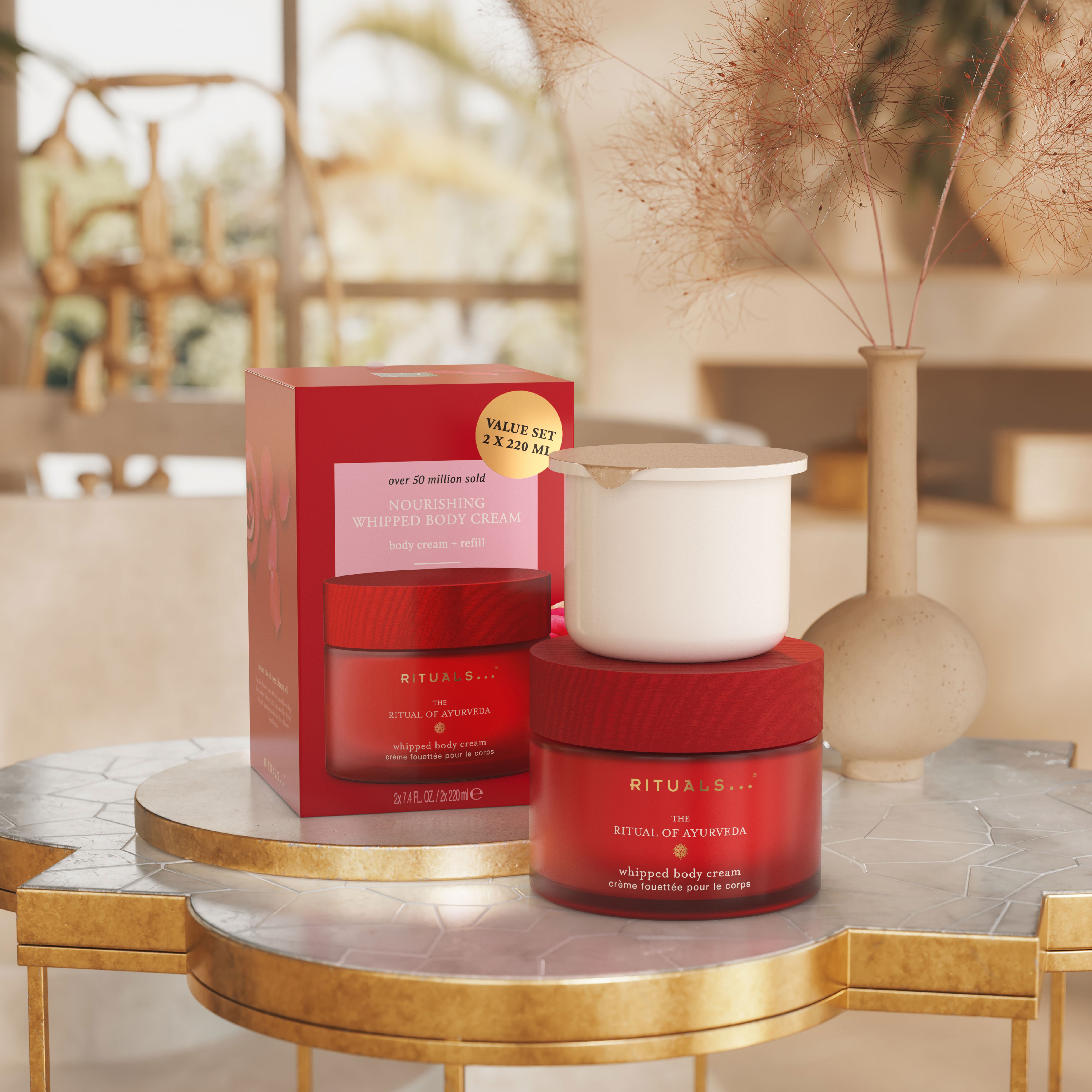 Rituals of Ayurveda, Body Cream and Refill Pack