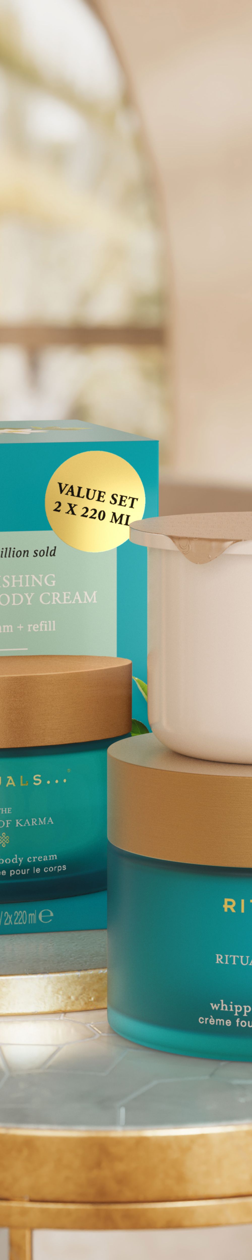 Rituals Karma, Crème pour le corps et sa recharge – vue 2