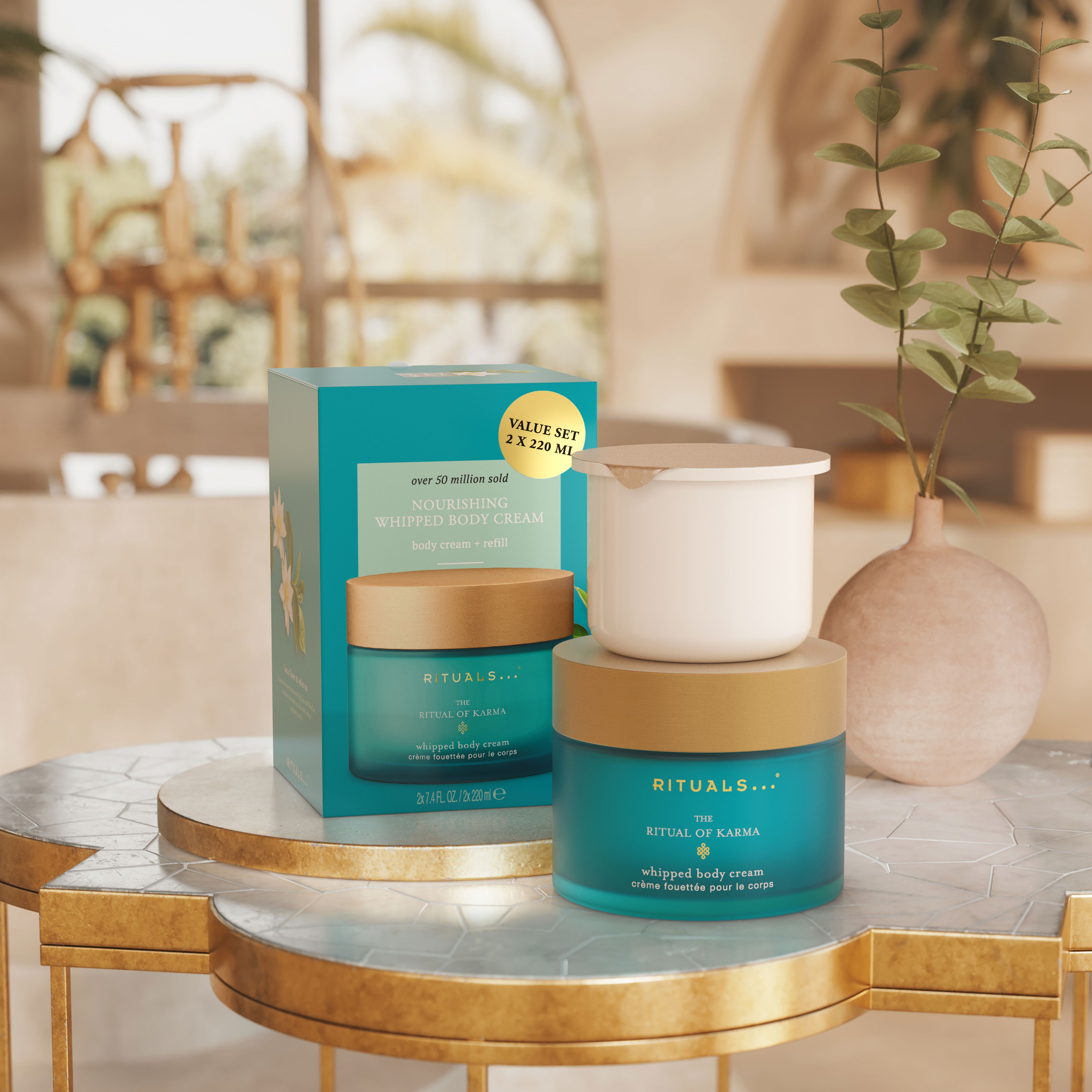 The Ritual of Karma, Body Cream and Refill Pack