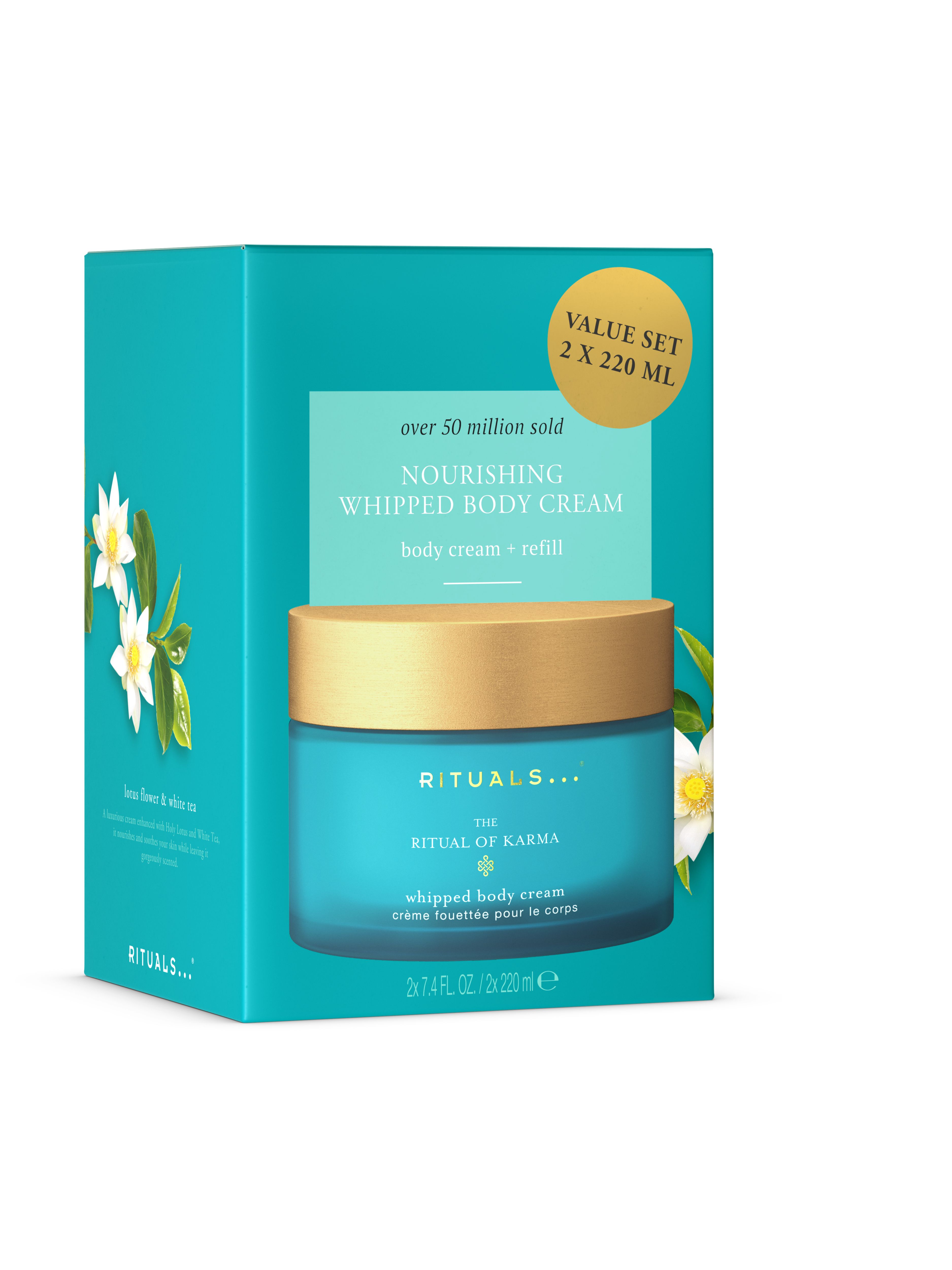 The Ritual of Karma Body Cream and Refill Pack - body cream duo