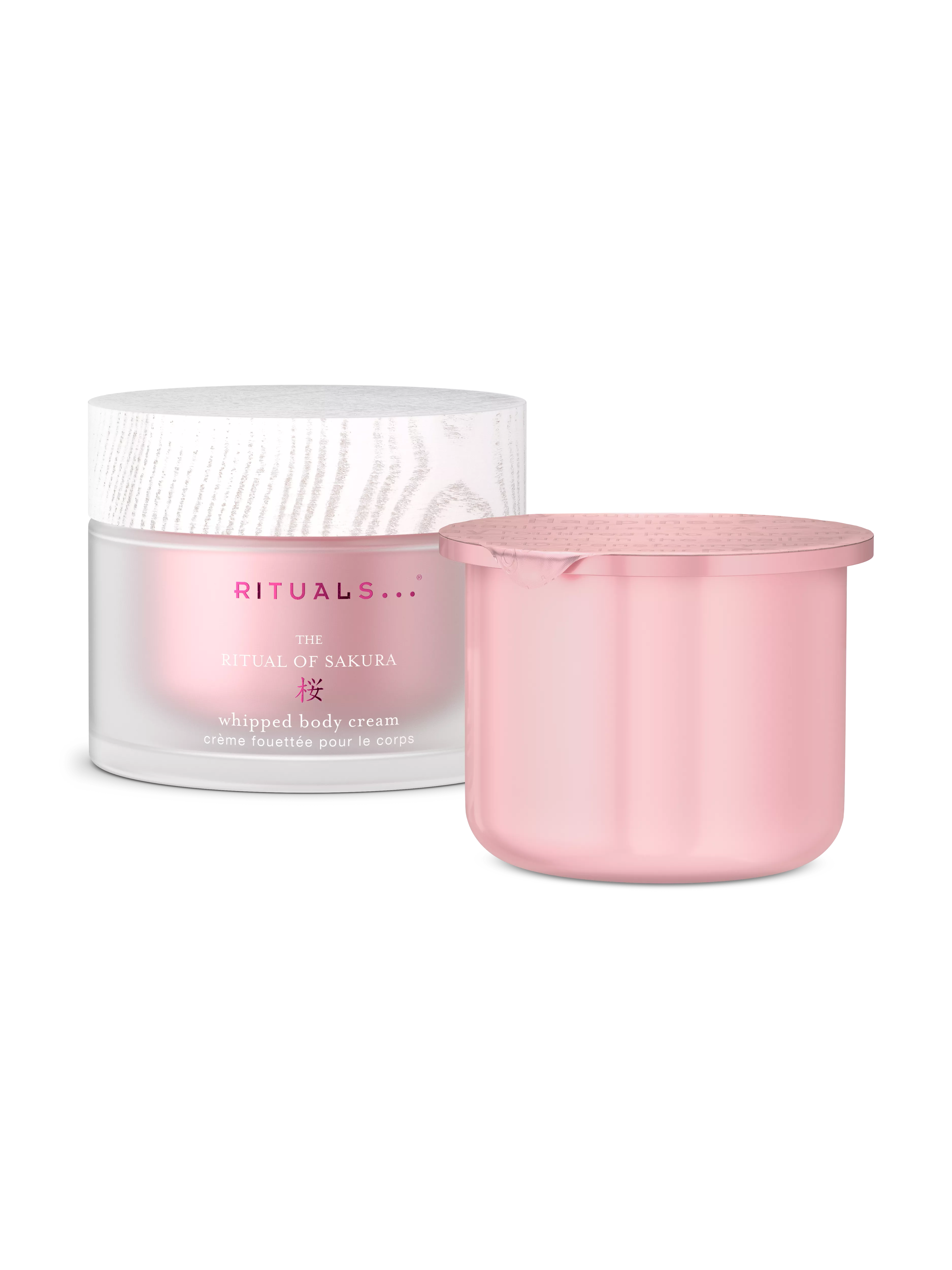 220 ml kūno kremas, 220 ml kūno kremo papildymas, sakura, White, 440 ml, RITUALS