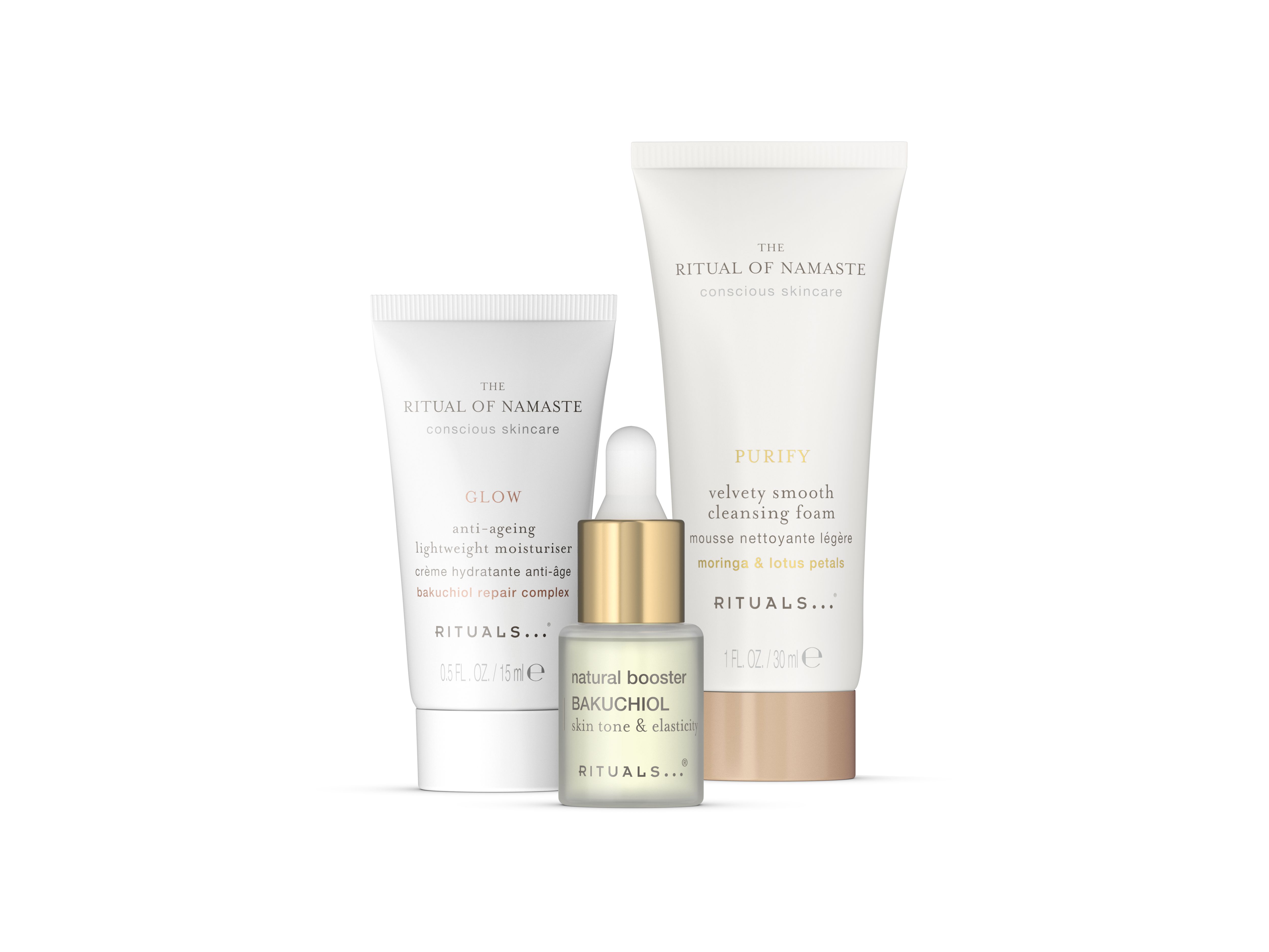 The Ritual of Namaste, Daily Routine Skin Care Set