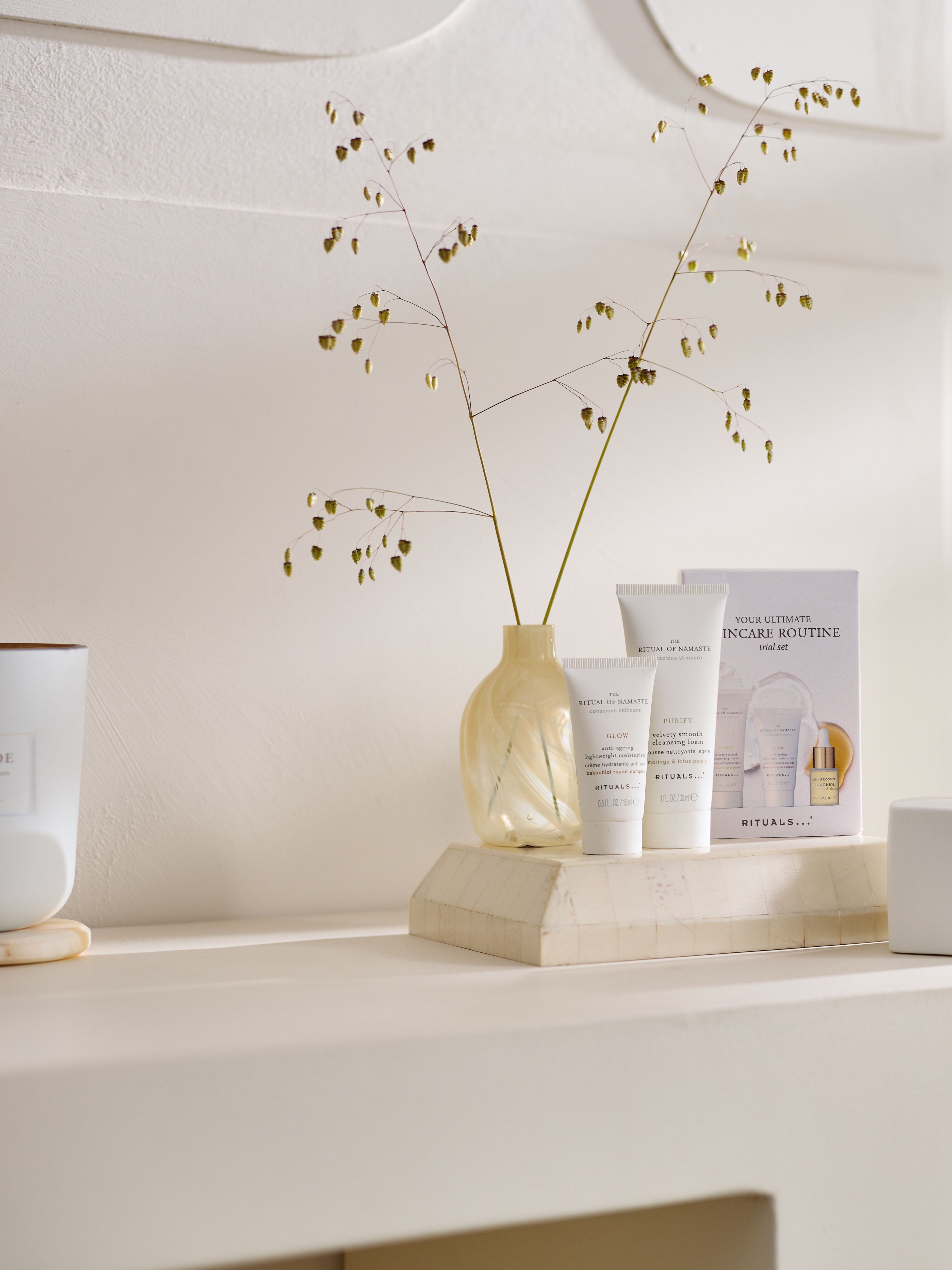 The Ritual of Namaste Skin Care Set - Daily Routine Lifestyle with Closed Pack