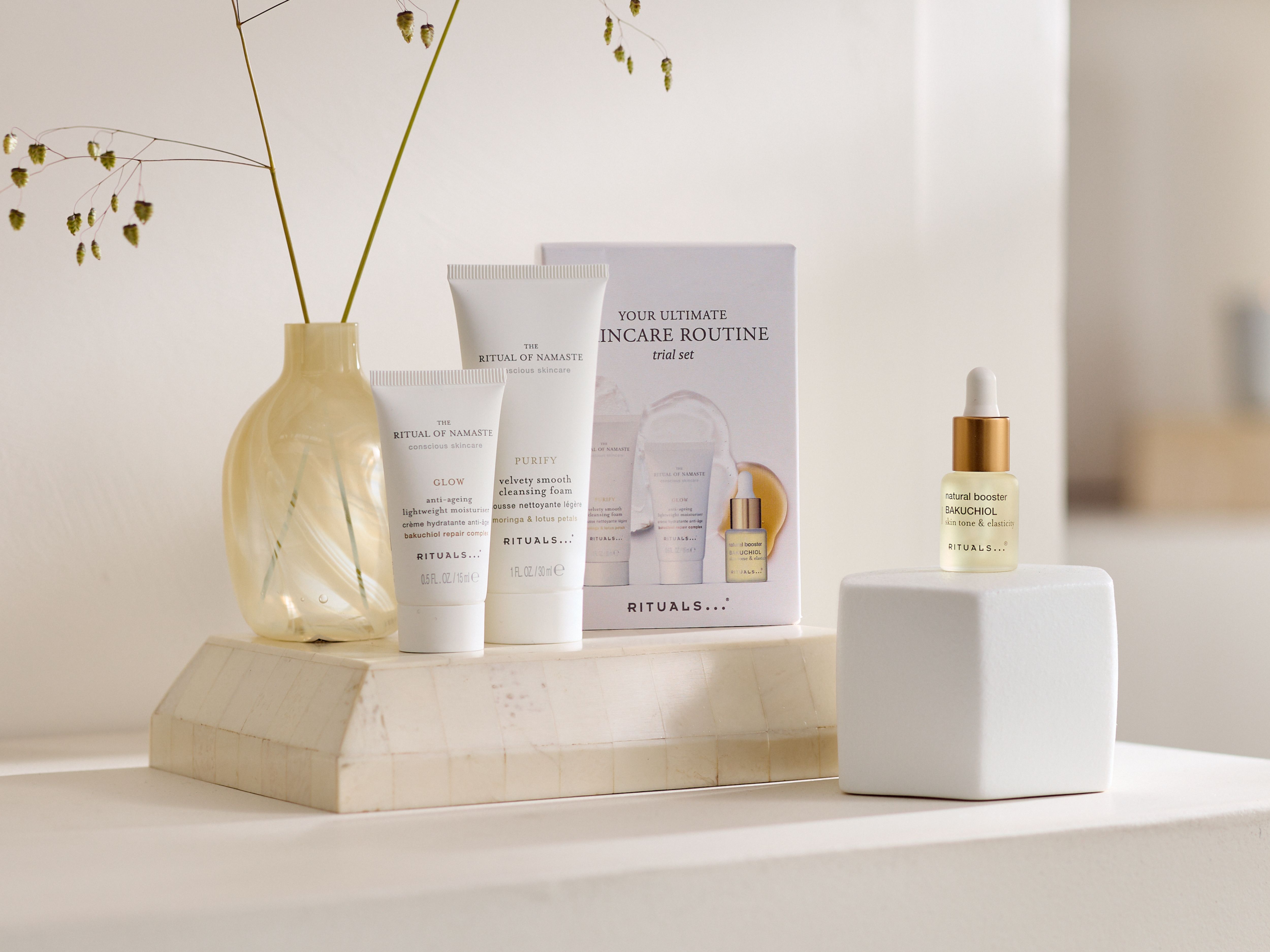 The Ritual of Namaste, Daily Routine Skin Care Set