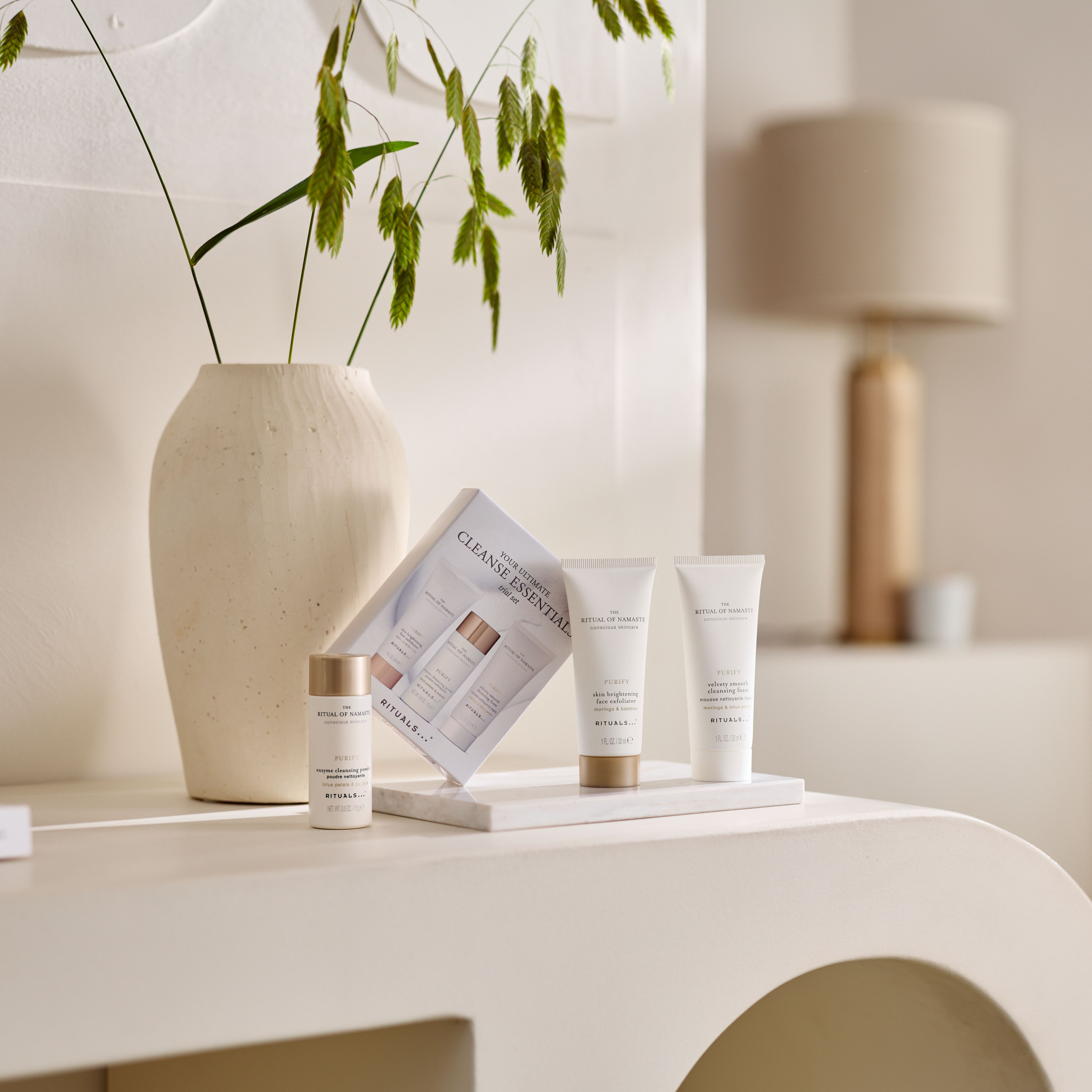 The Ritual of Namaste Skin Care Set - Cleanse Lifestyle with Closed Pack