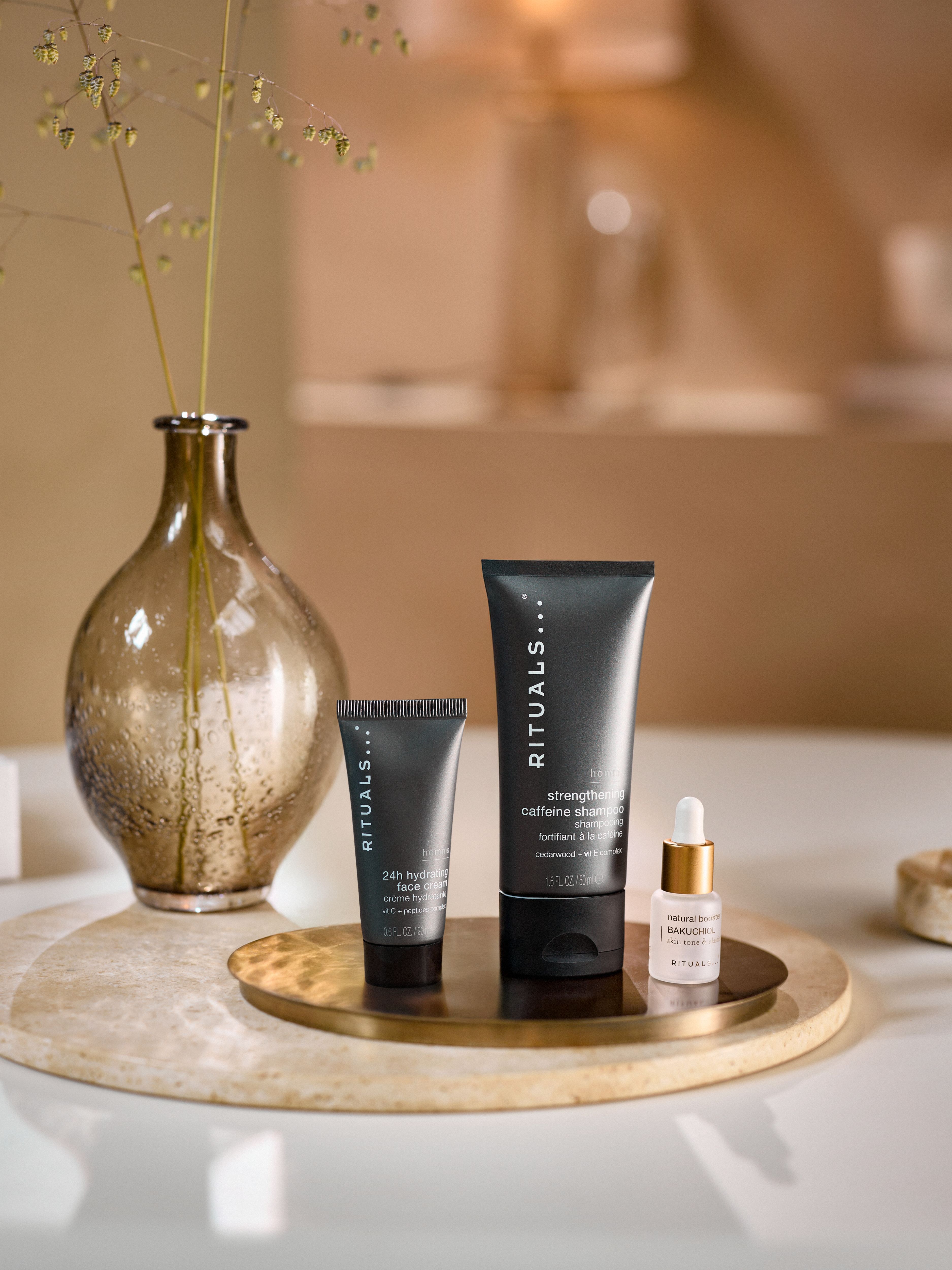 Rituals Homme Skin Care Set - Daily Routine Lifestyle with Open Pack