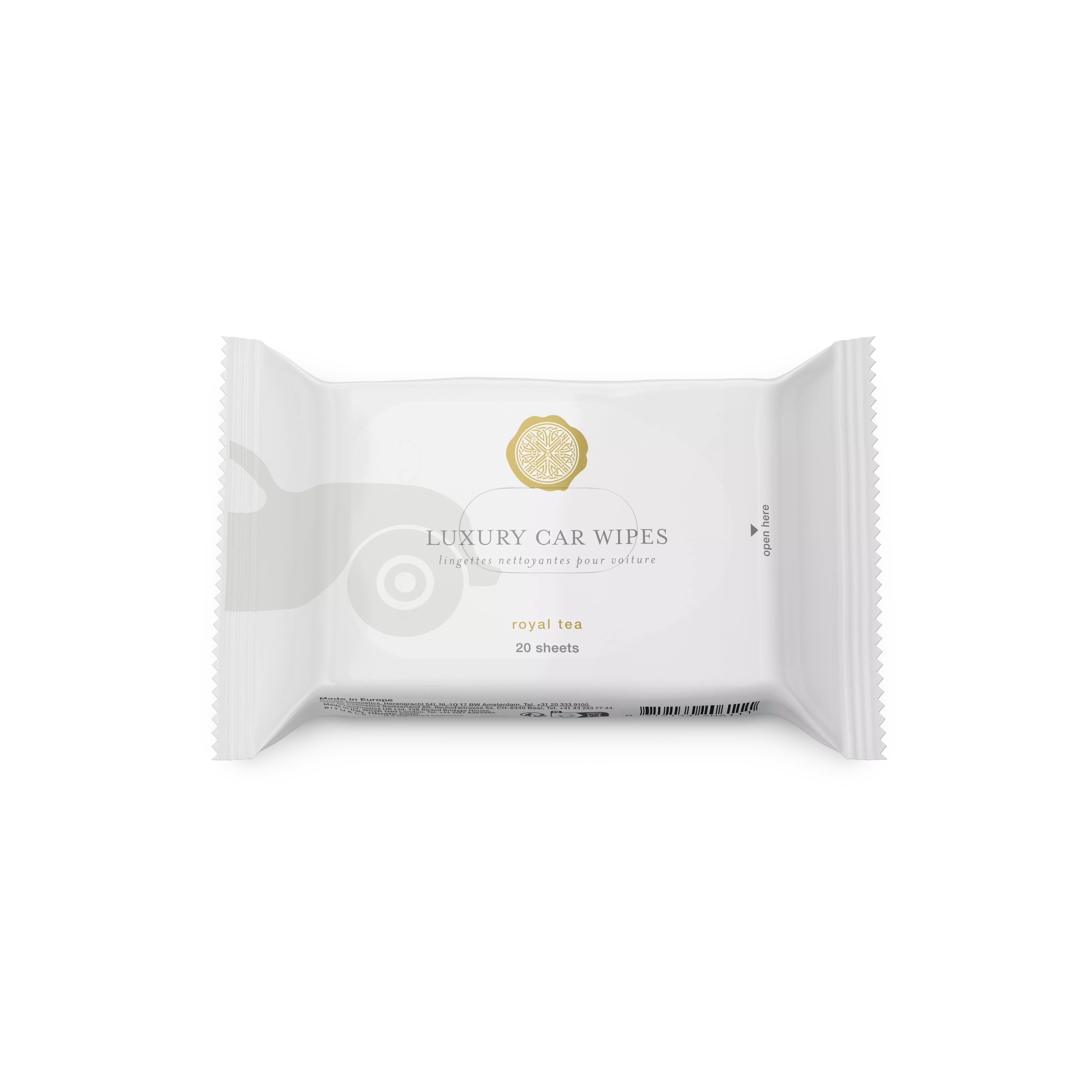 car interior cleaning wipes, privatecollection, White, 20 x 1 gr, RITUALS