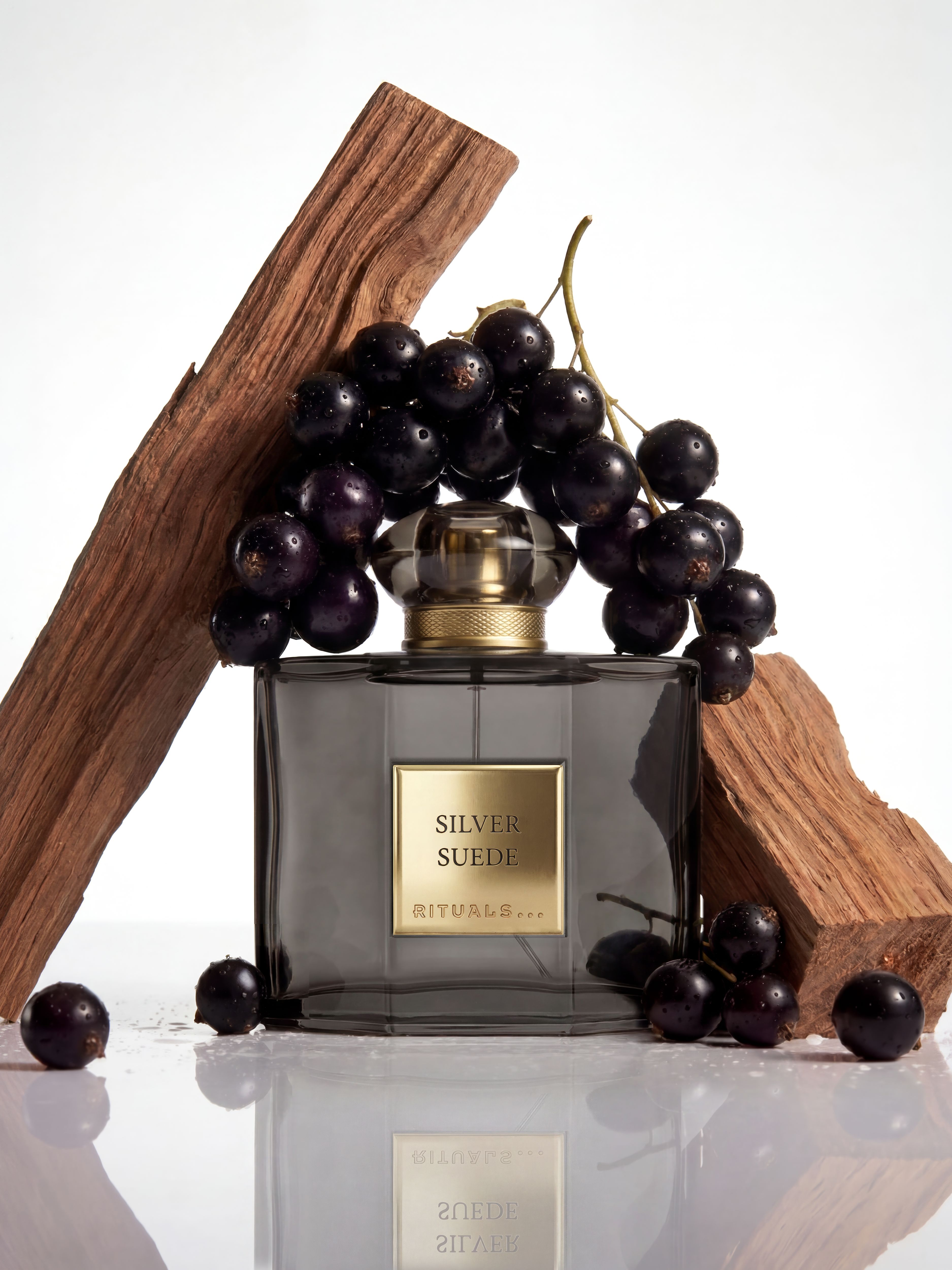 Silver Suede 50ml Studio with Product