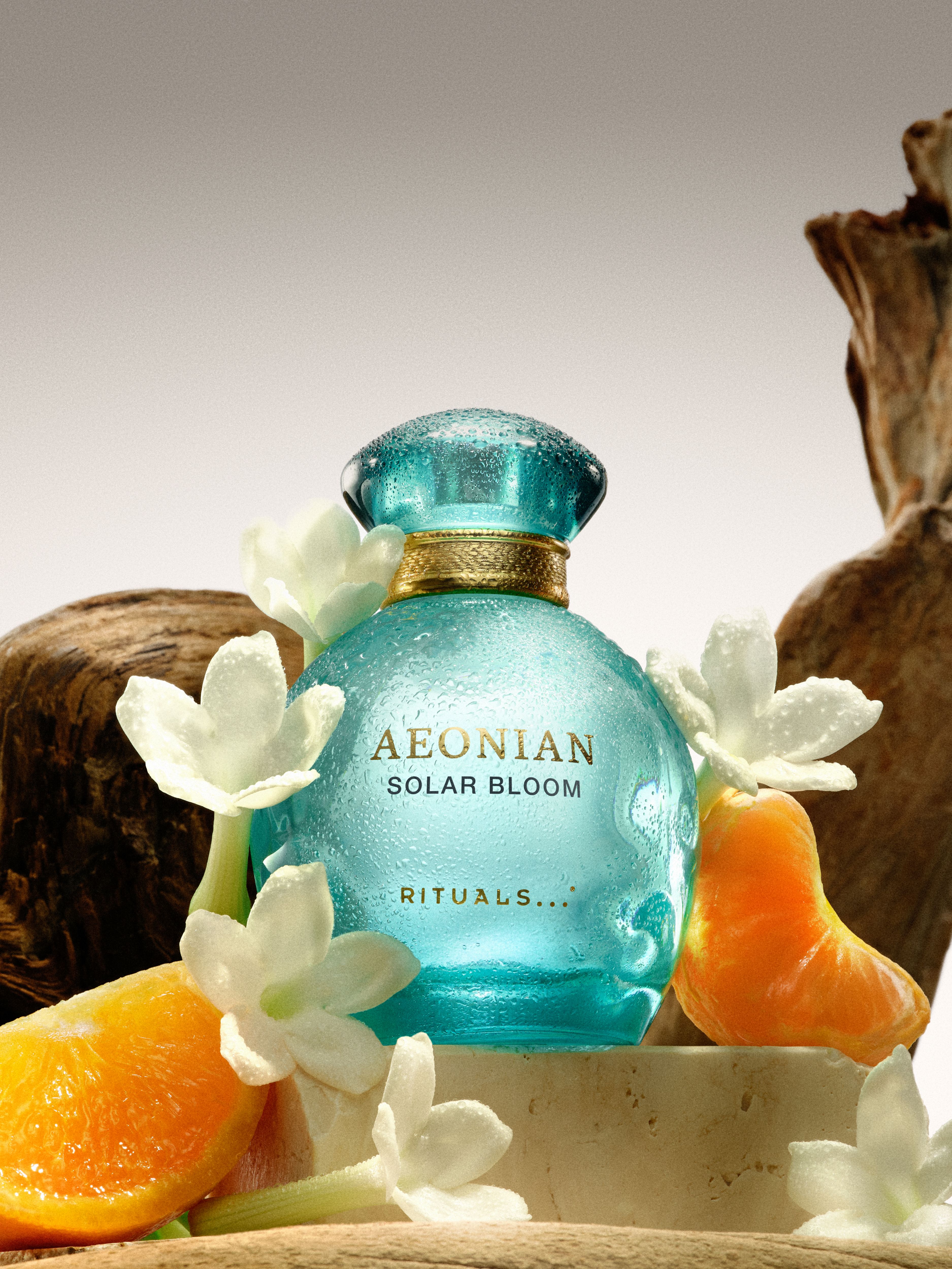 Solar Bloom 60ml Lifestyle with Product