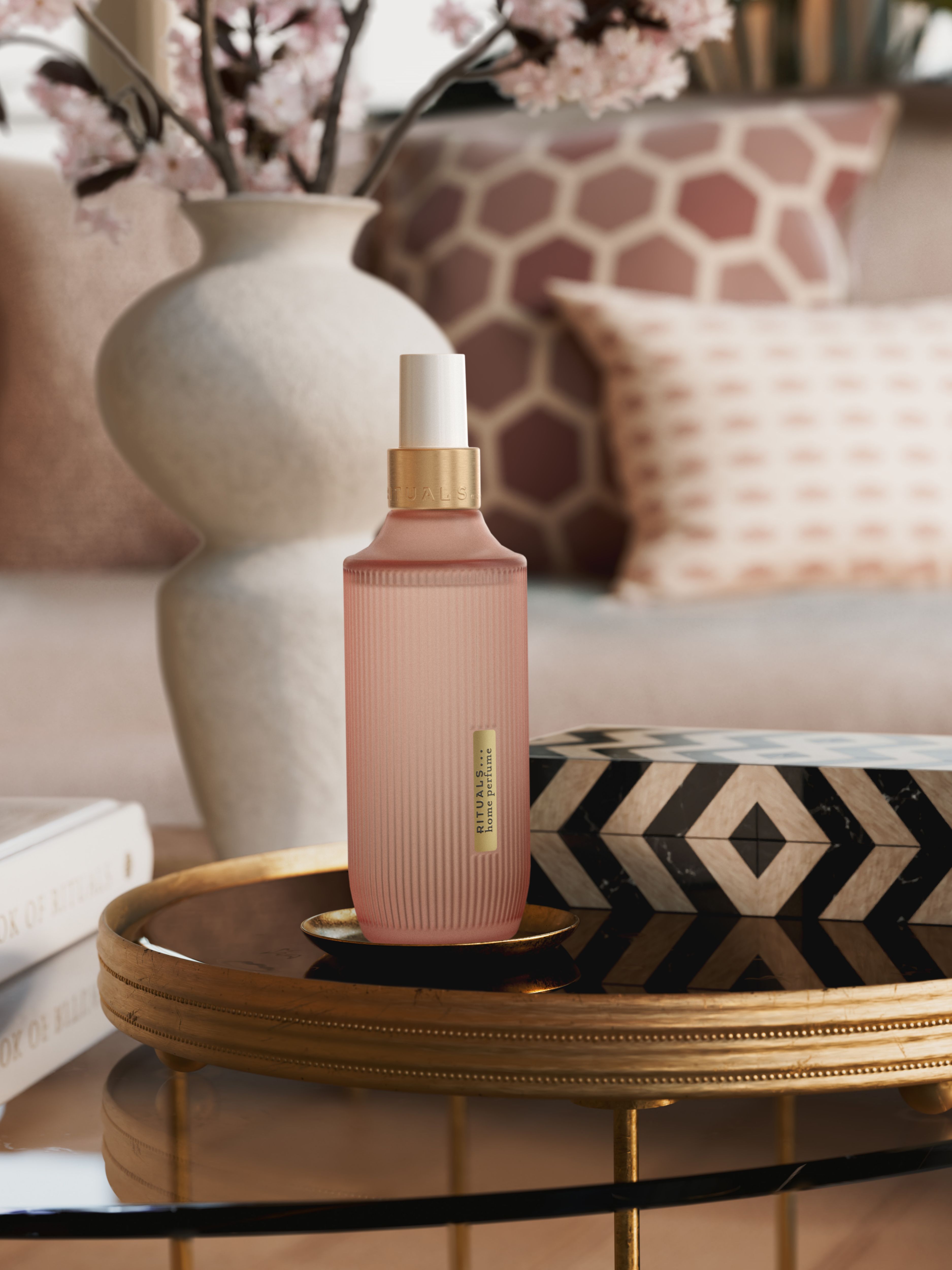 The Ritual of Sakura Home Perfume 200ml Lifestyle with Product