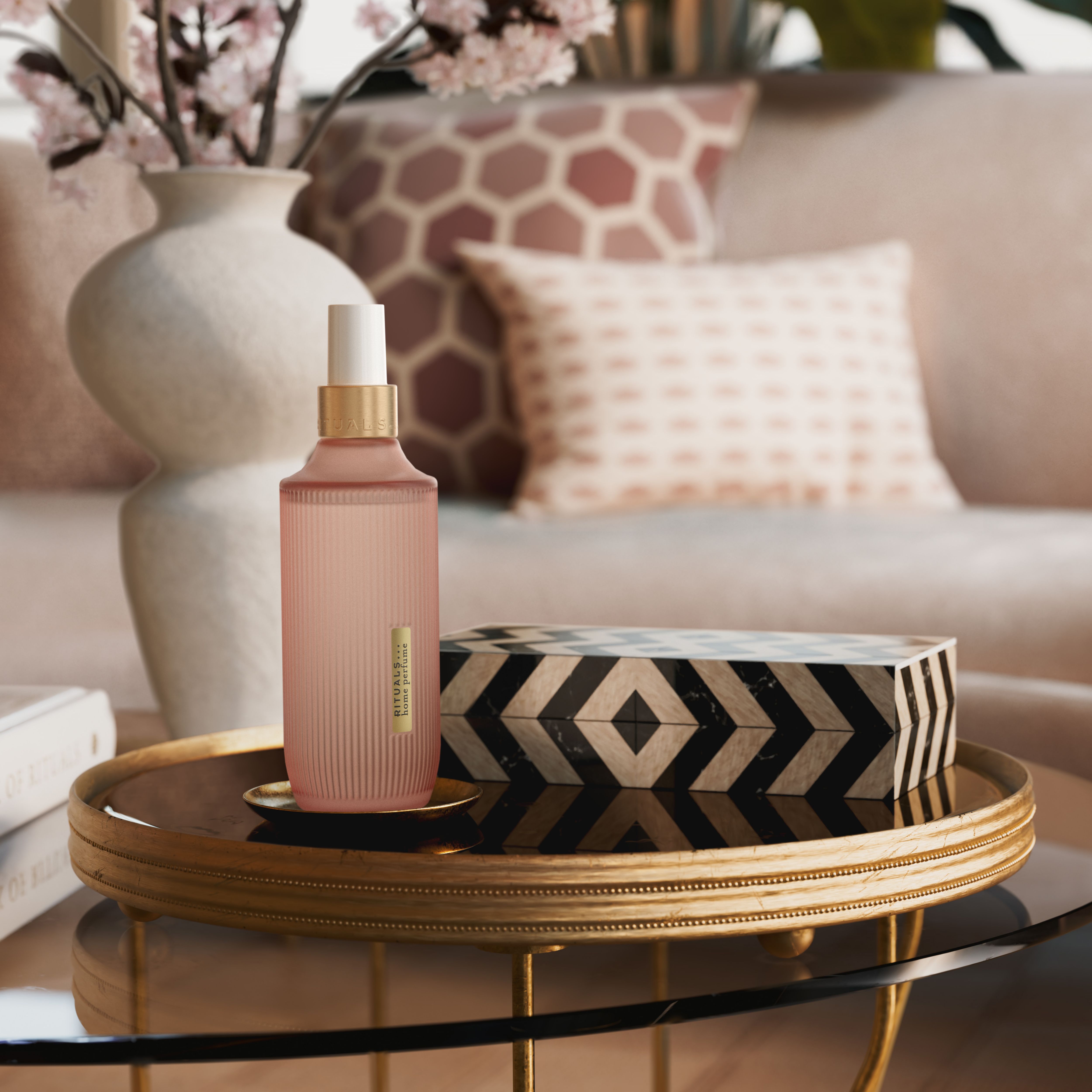 The Ritual of Sakura Home Perfume 200ml Lifestyle with Product