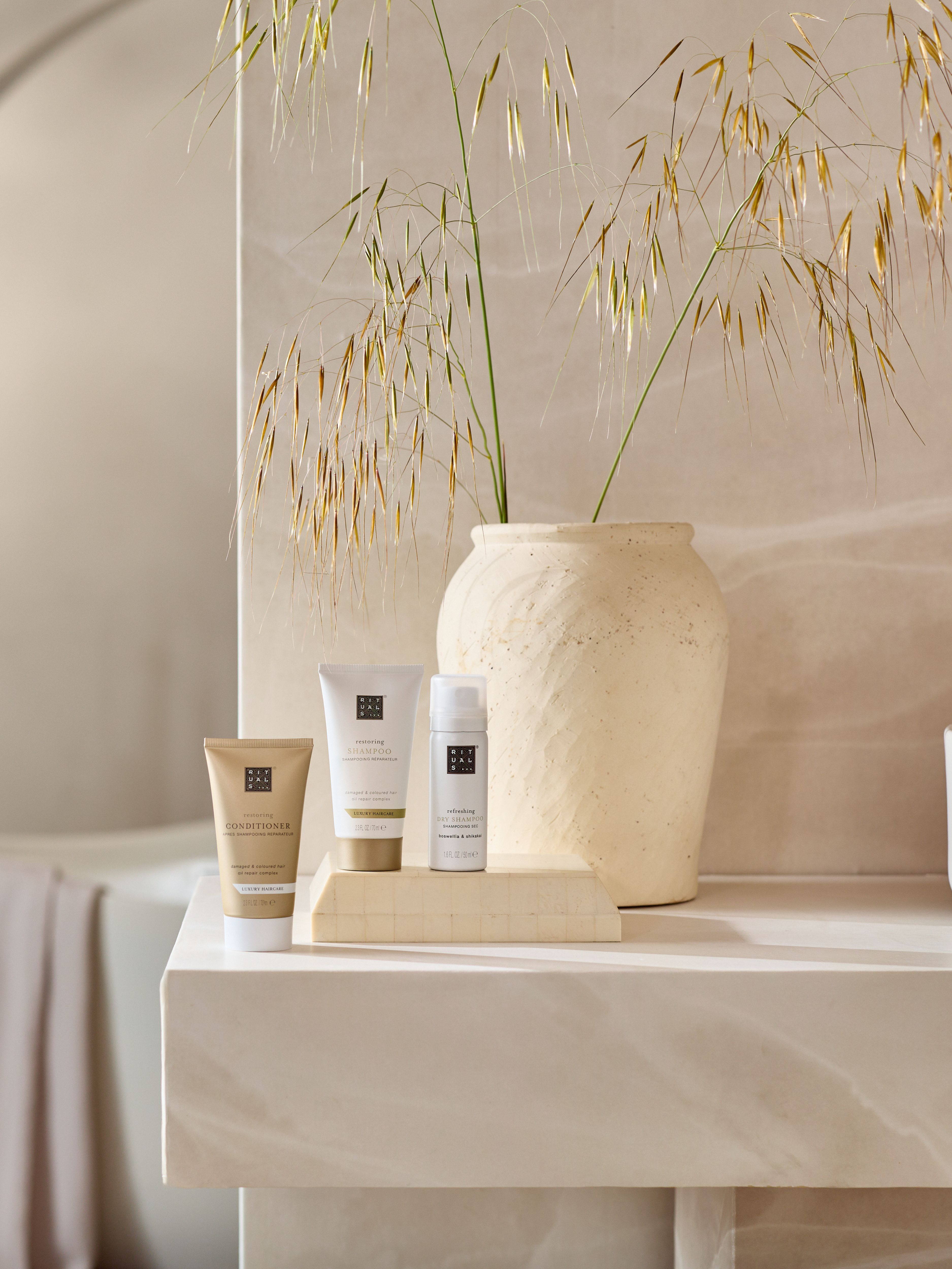 Hair Care Set - Restoring Lifestyle with Open Pack