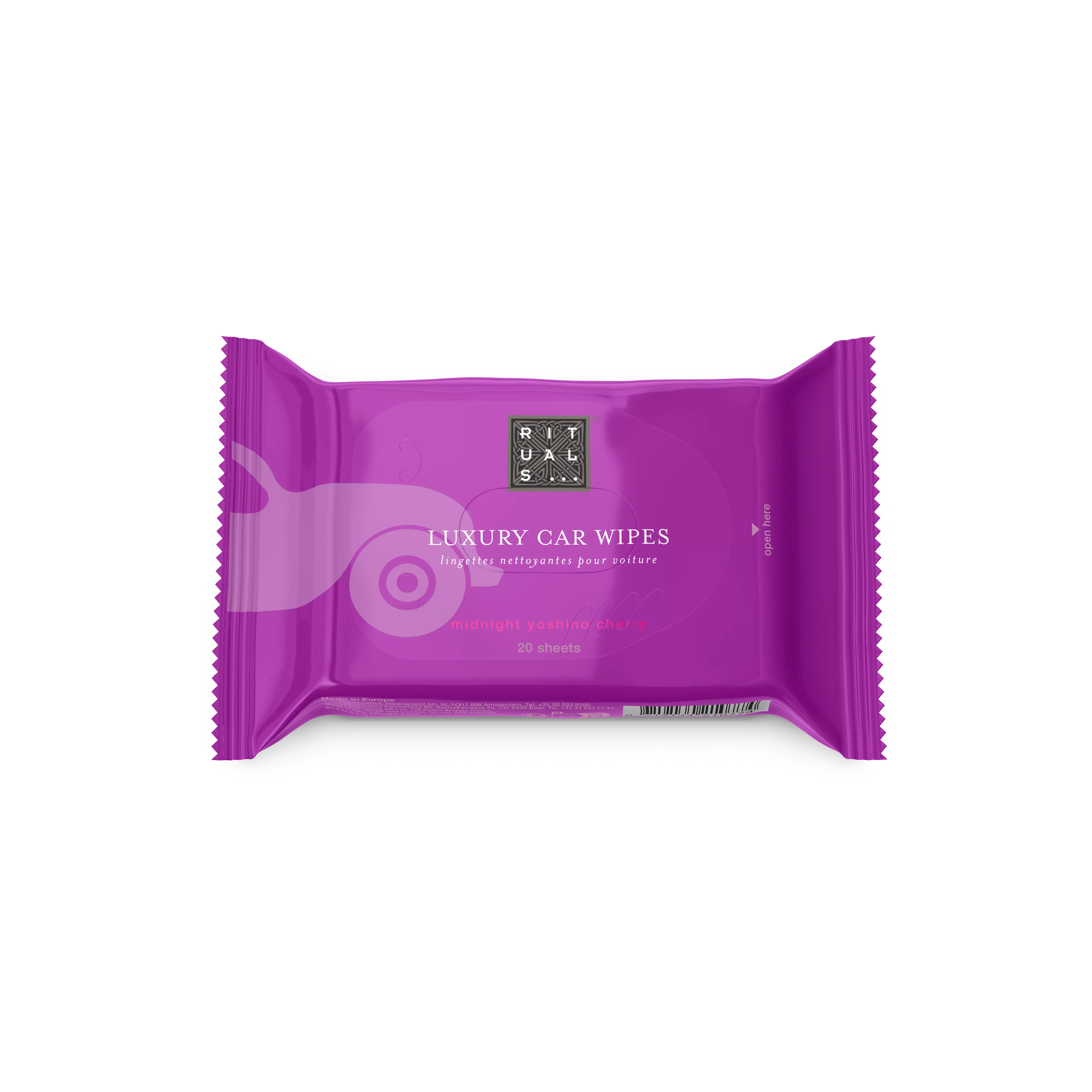 Reinigungstücher für Auto-Innenräume, yozakura, Purple, 20x1 gr, RITUALS