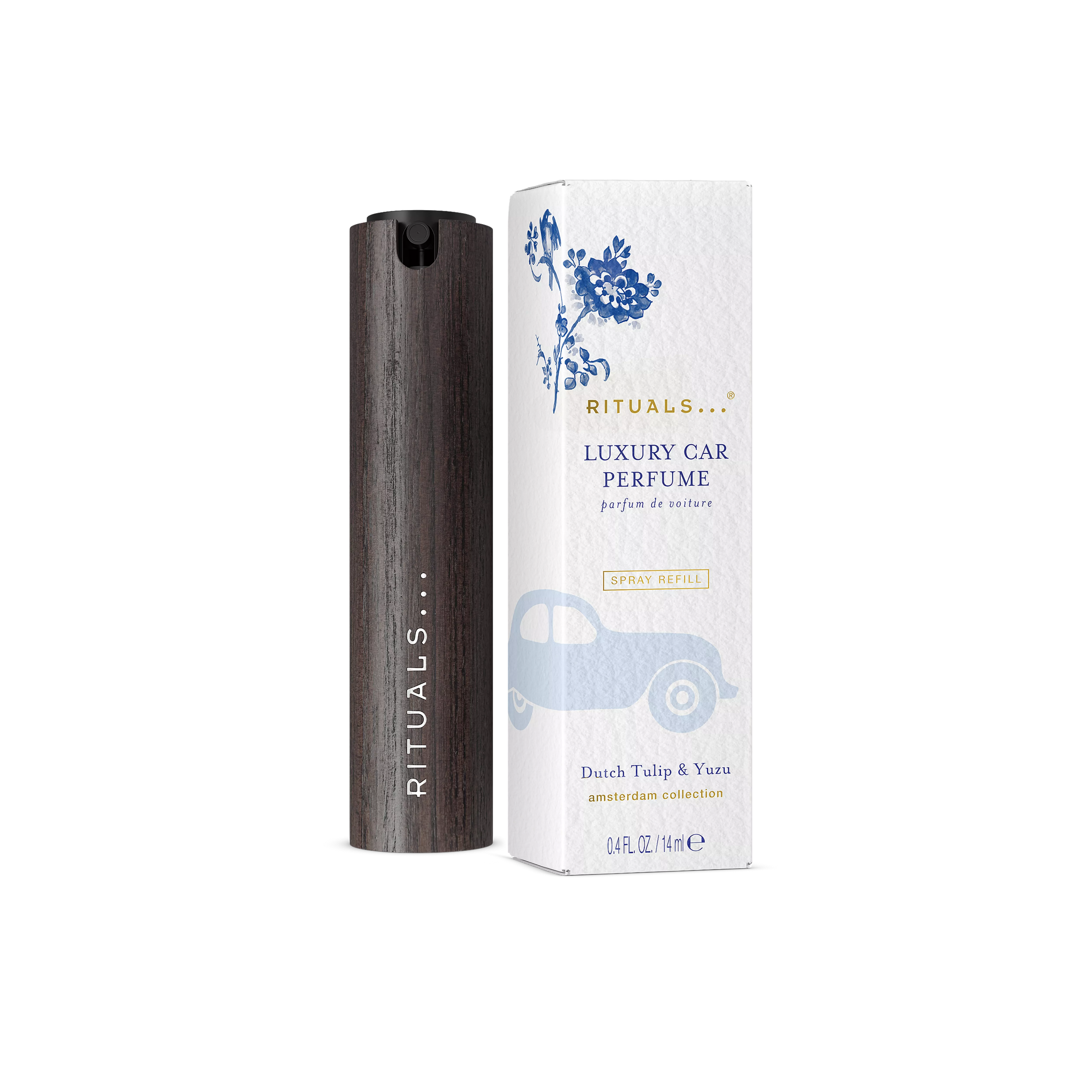 комплект с дървена поставка и парфюм за автомобил по избор, amsterdamcollection, White, RITUALS