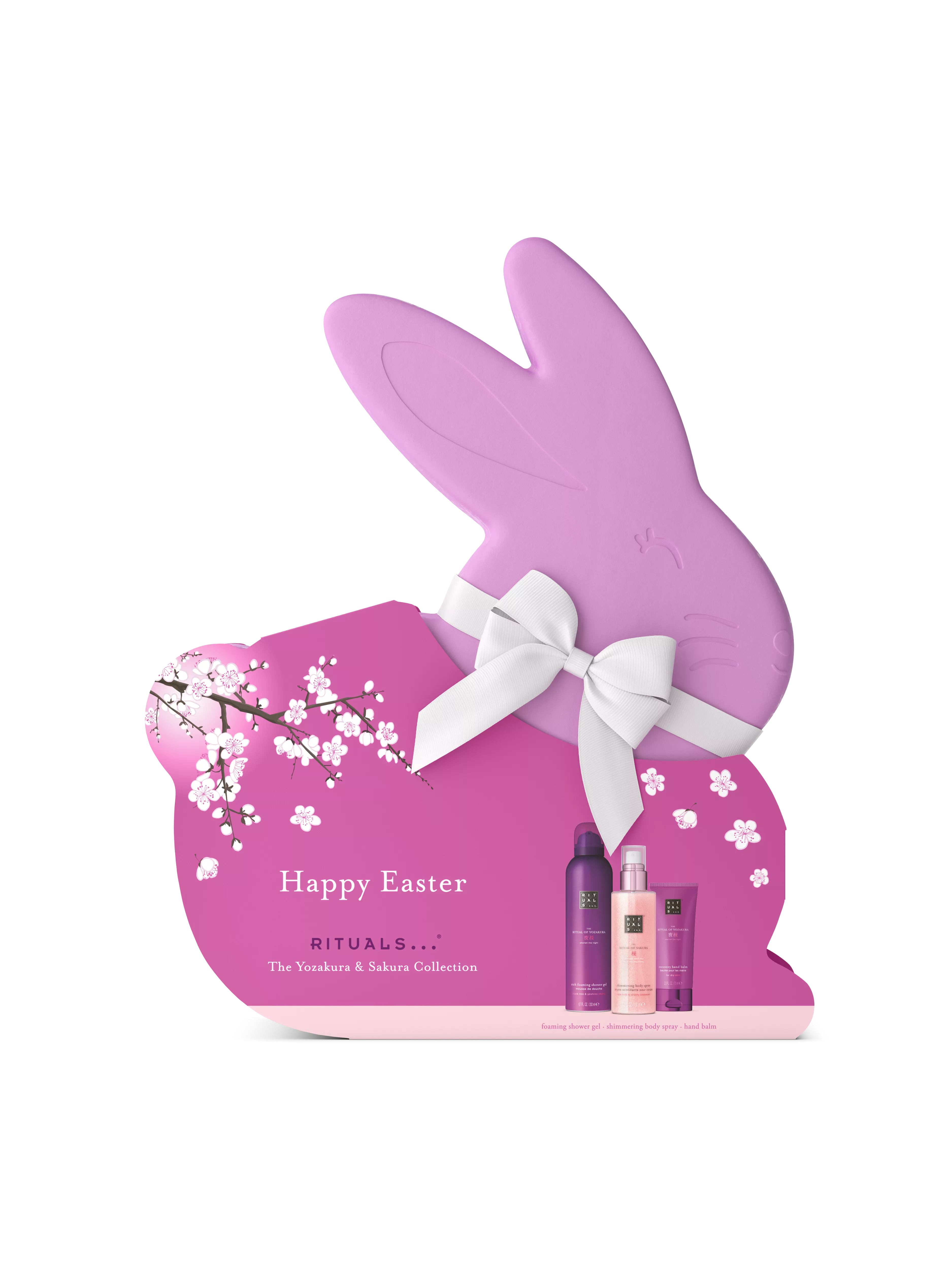 foaming shower gel 200ml, hand balm 70ml, shimmering body spray 150ml, sakura, Pink, RITUALS