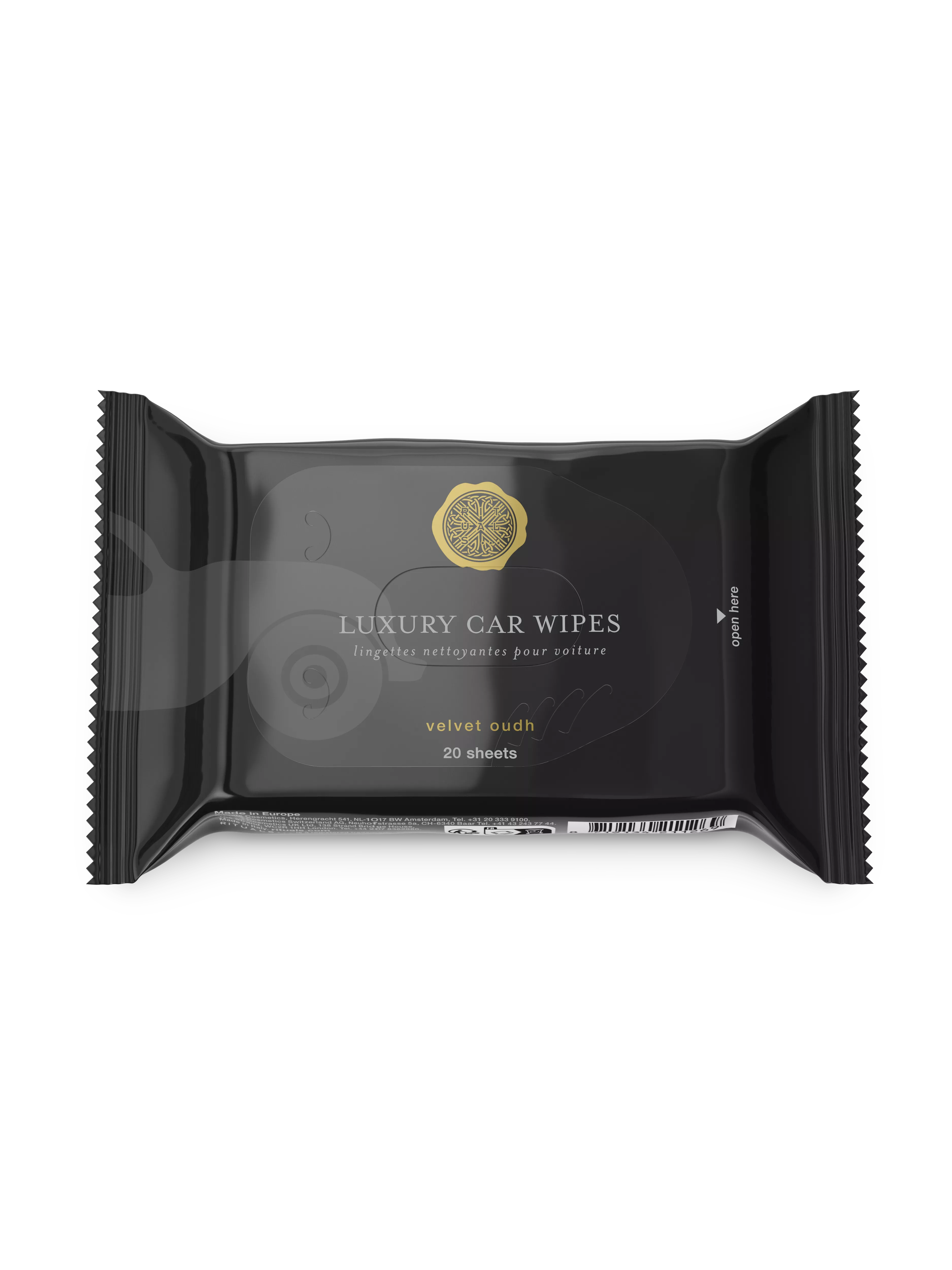 car interior cleaning wipes, privatecollection, Black, 20 x 1 gr, RITUALS