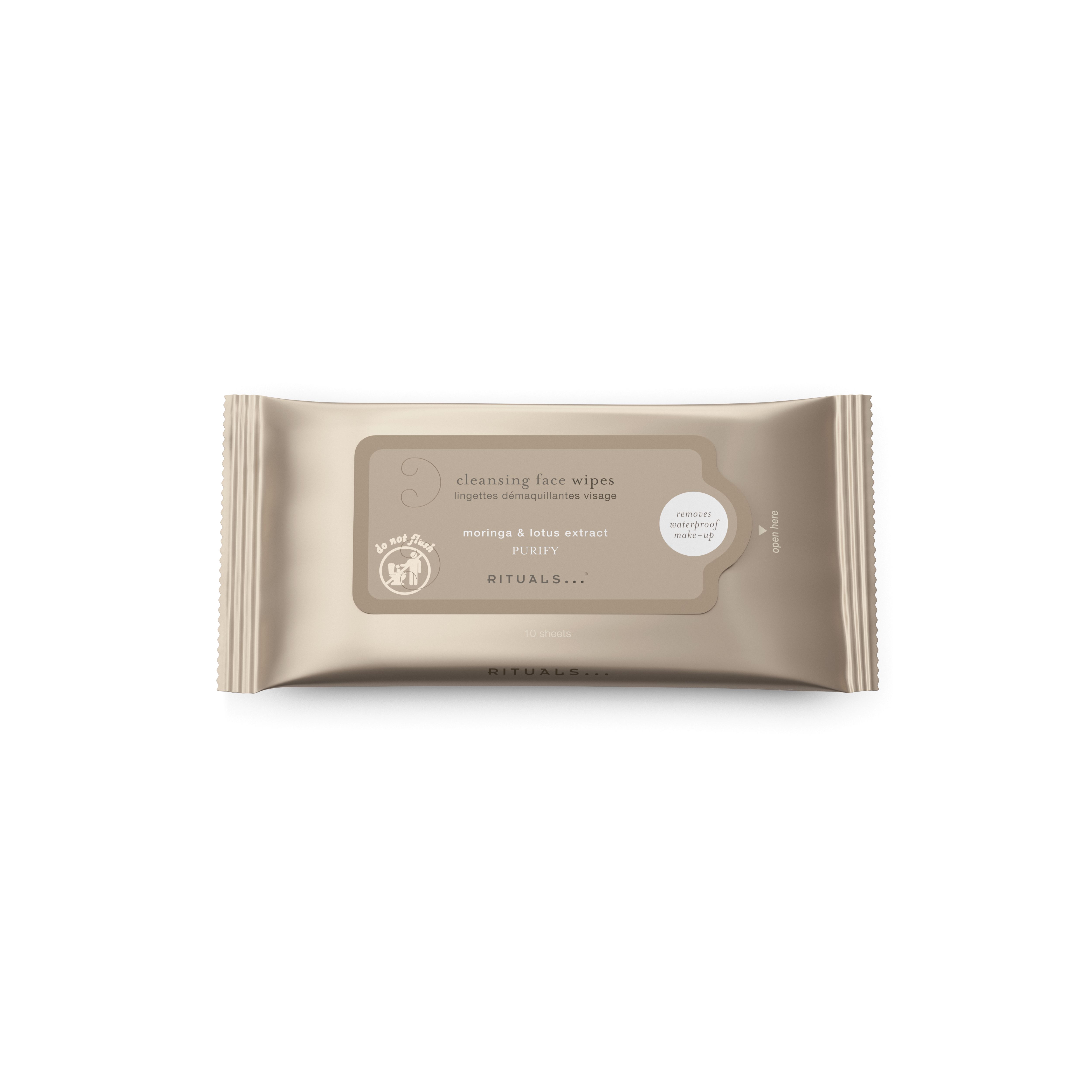 puhdistusliinat kasvoille, skincare, White, 10 wipes gr, RITUALS